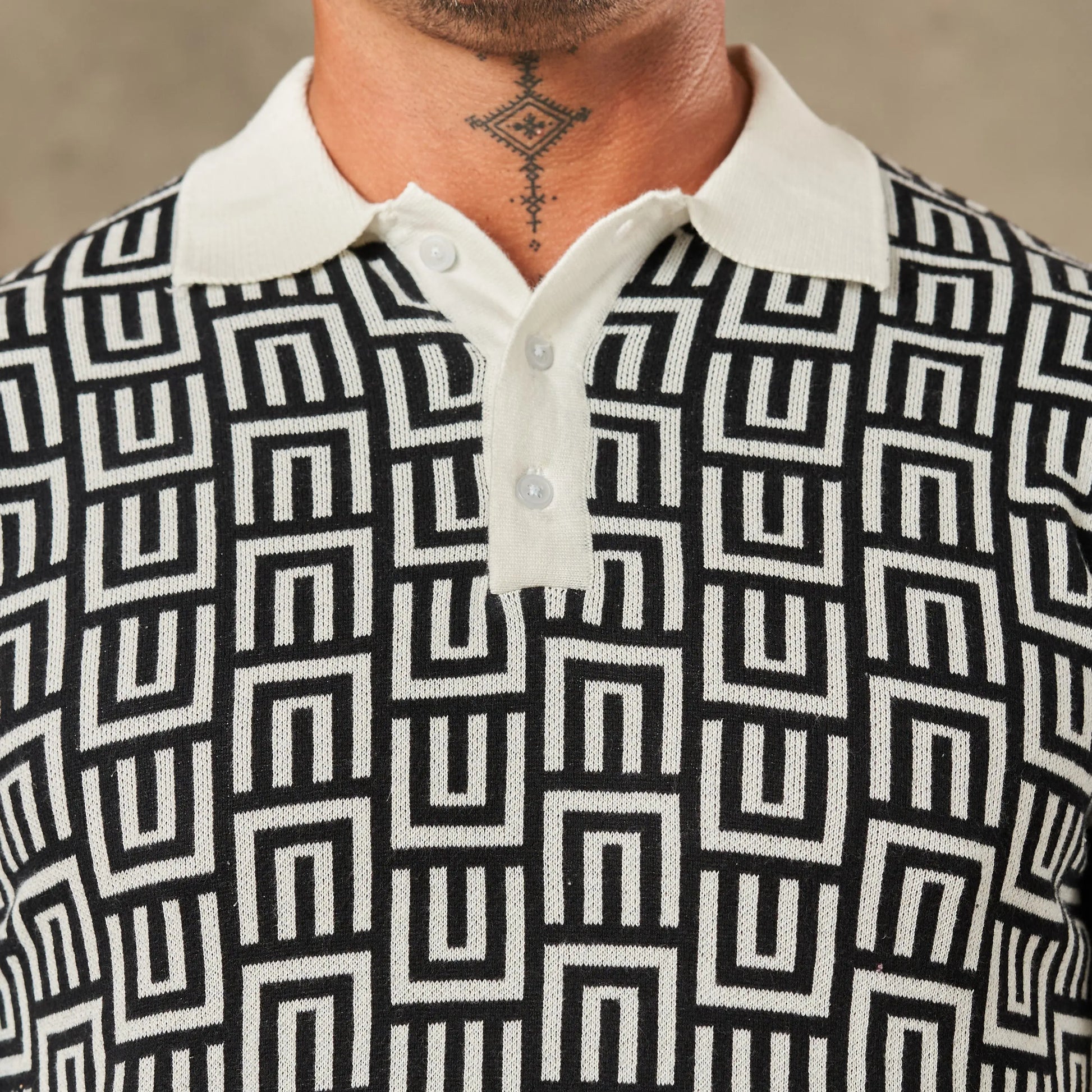 3D Optical Geometric Knit  - LCY London