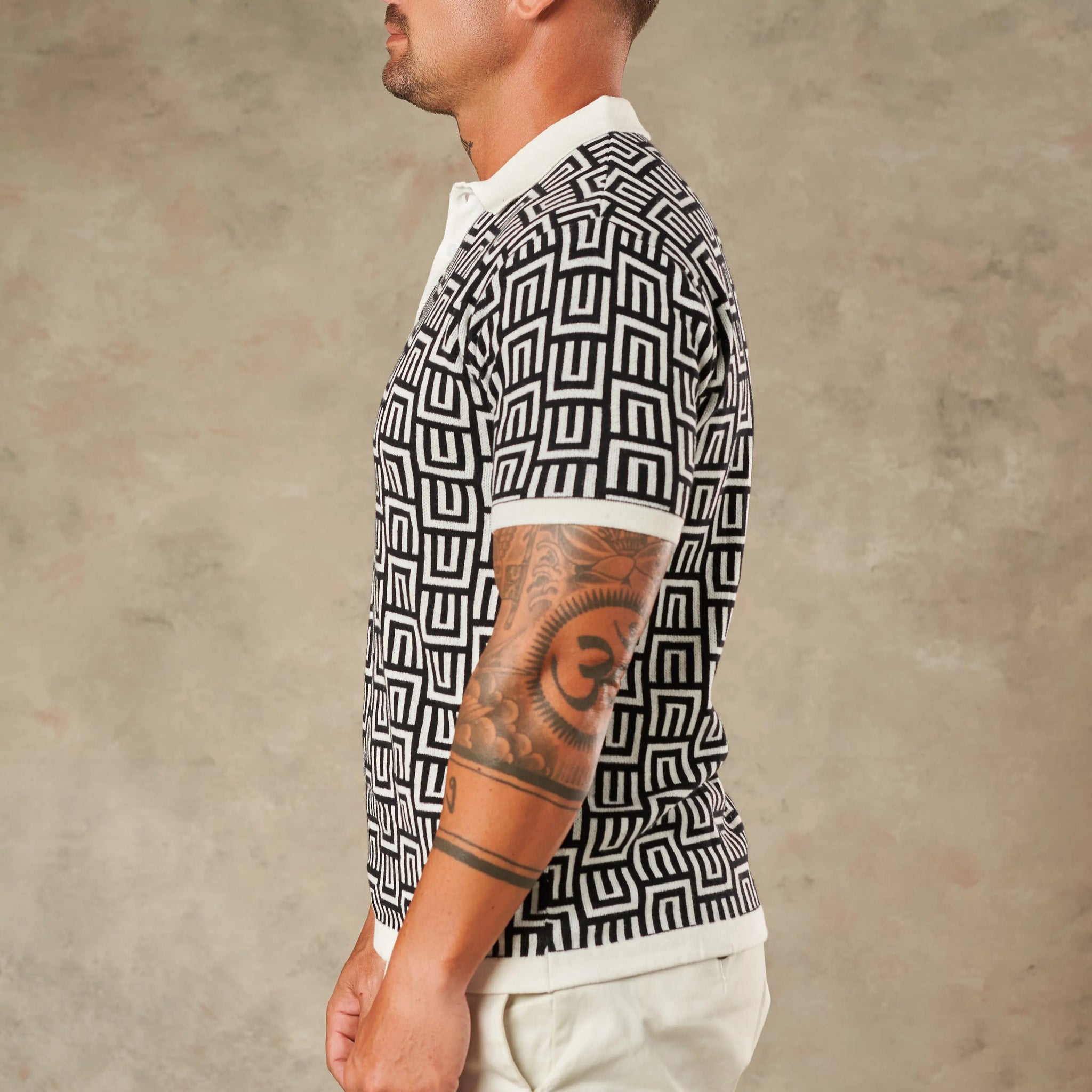 3D Optical Geometric Knit  - LCY London