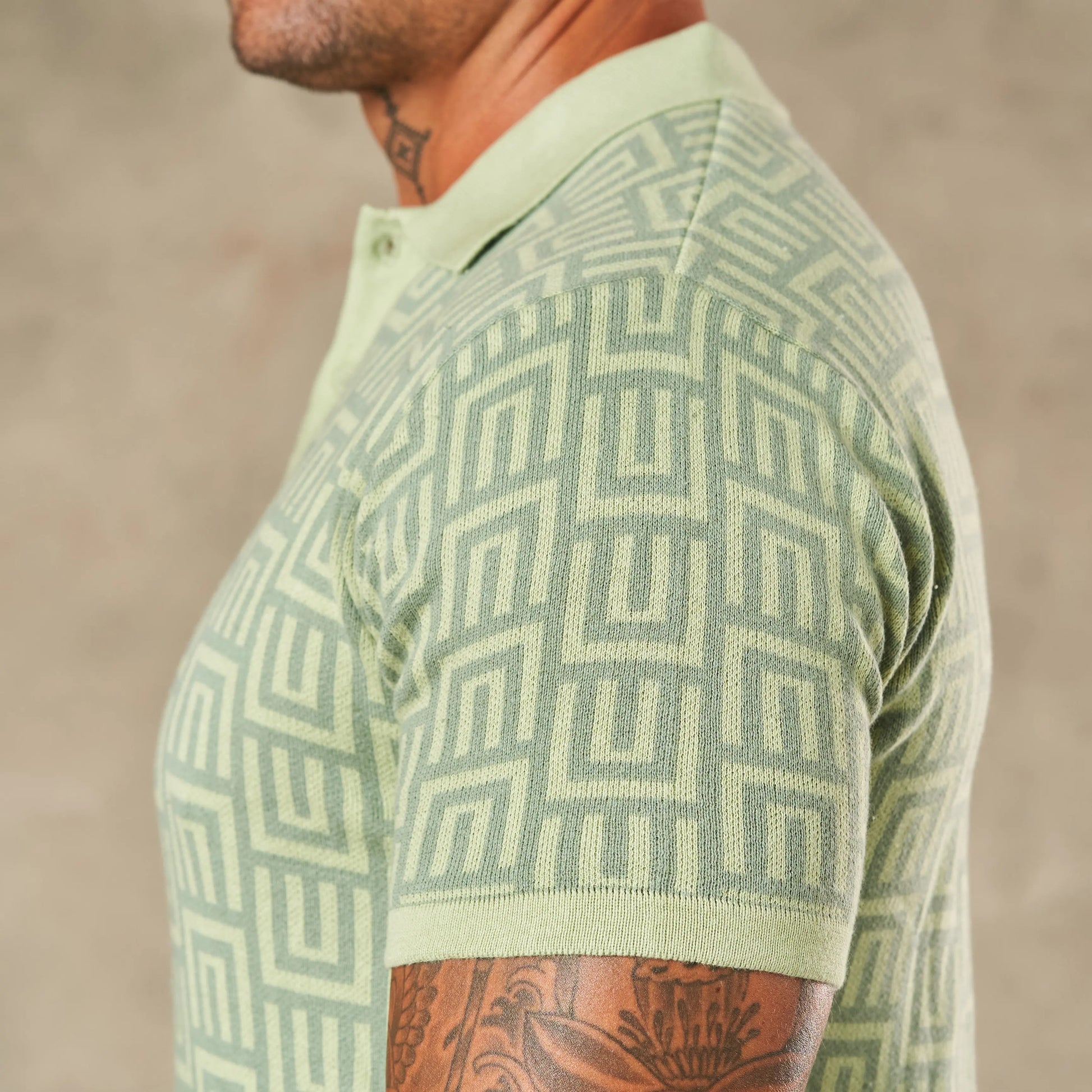 3D Optical Geometric Knit  - LCY London