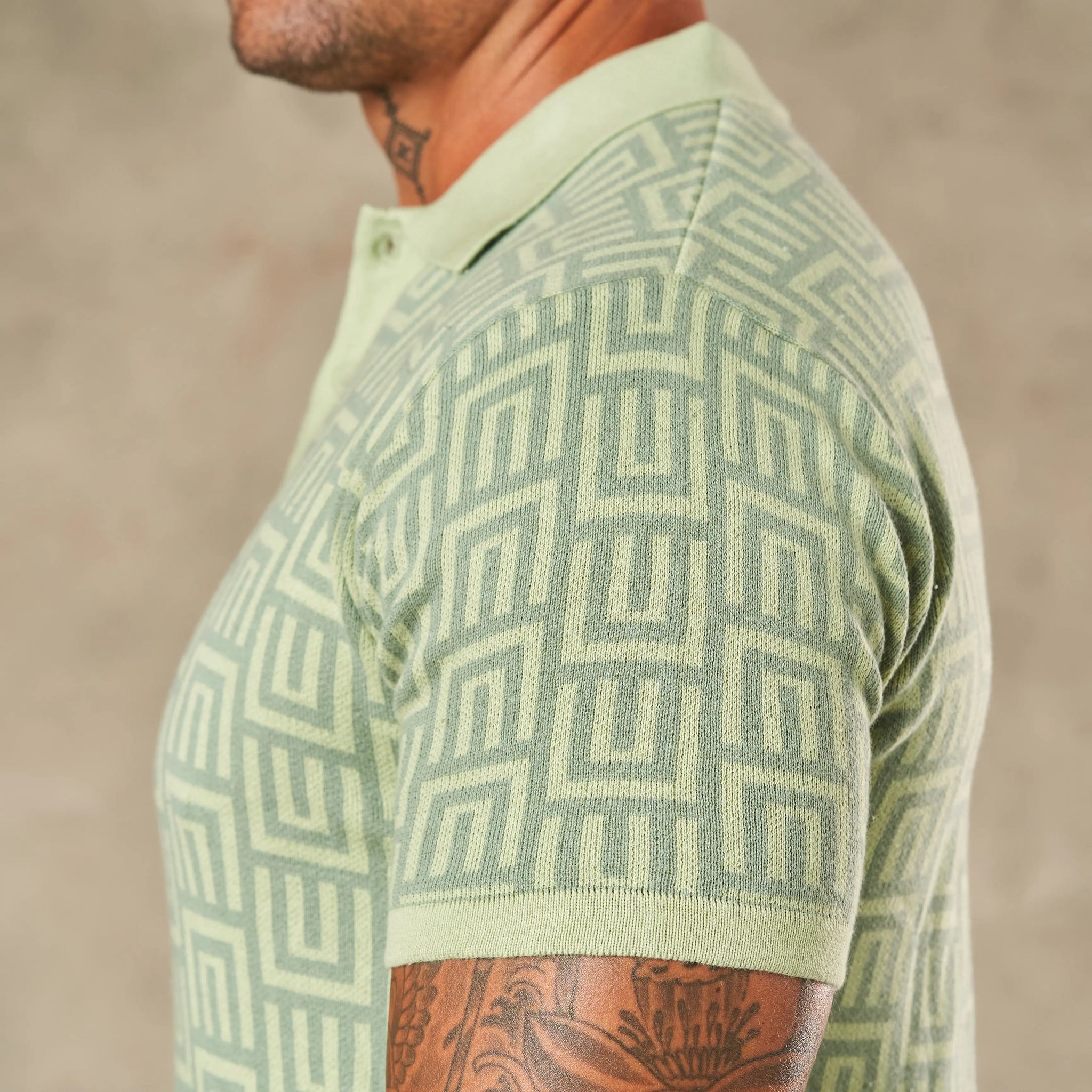 3D Optical Geometric Knit  - LCY London