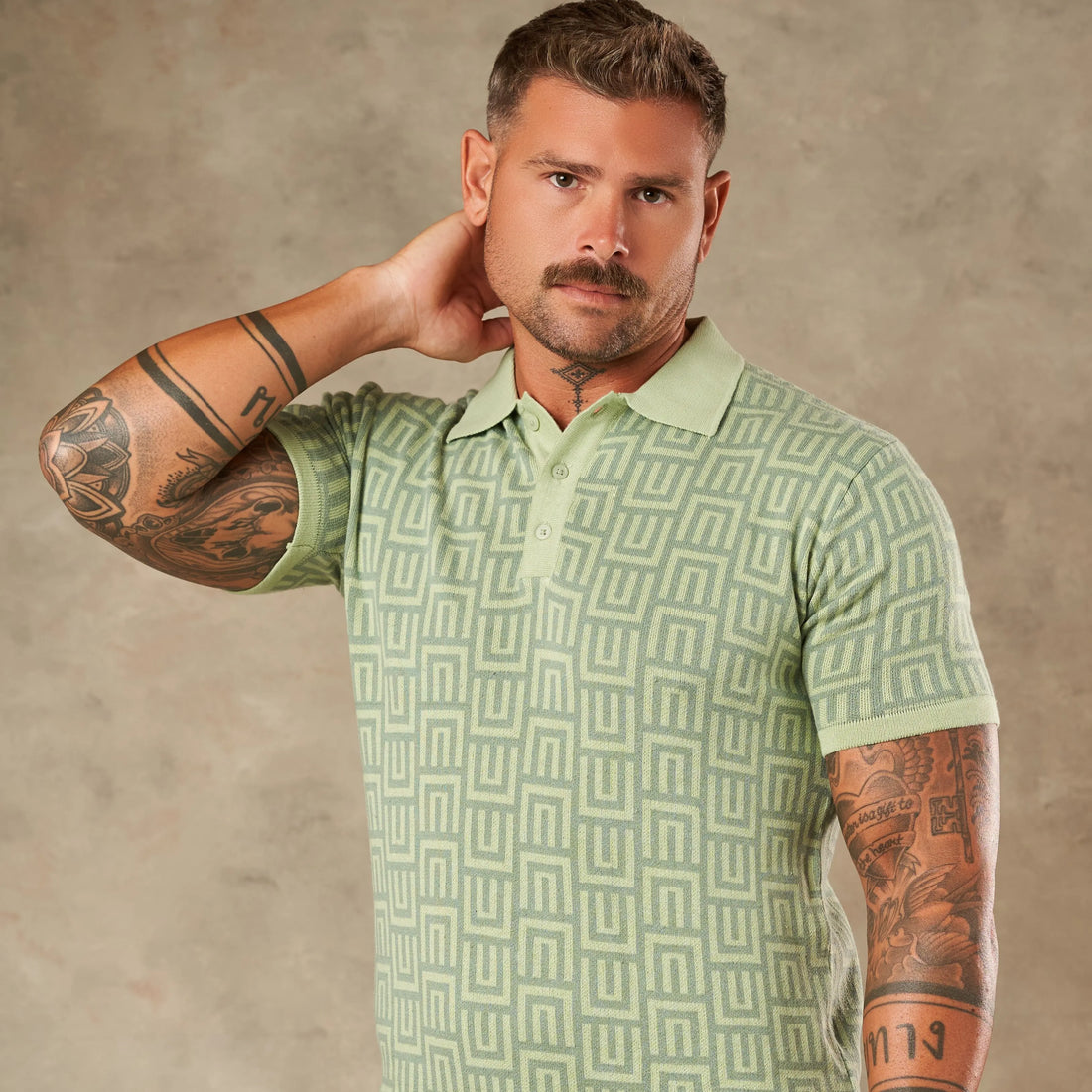 3D Optical Geometric Knit  - LCY London