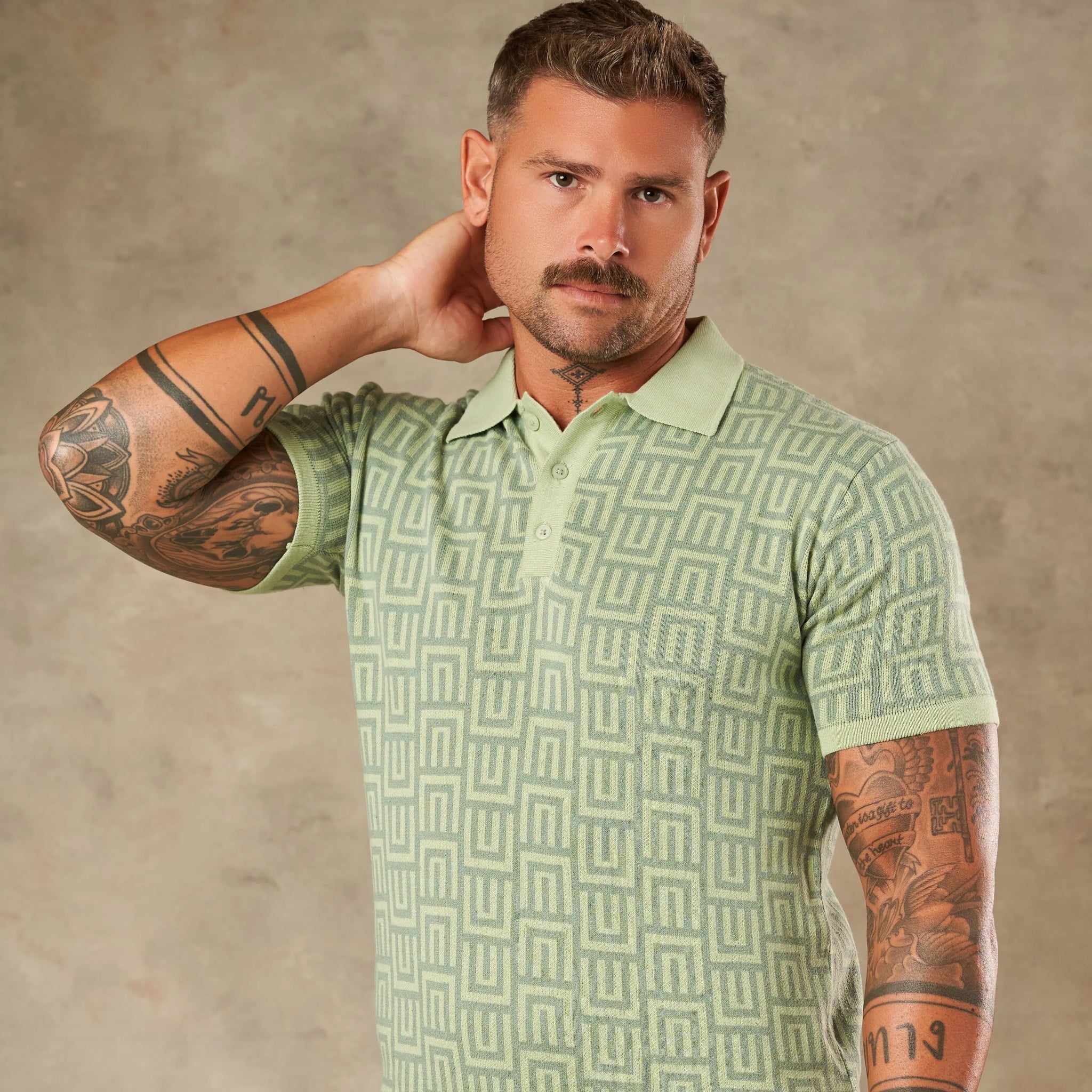 3D Optical Geometric Knit  - LCY London