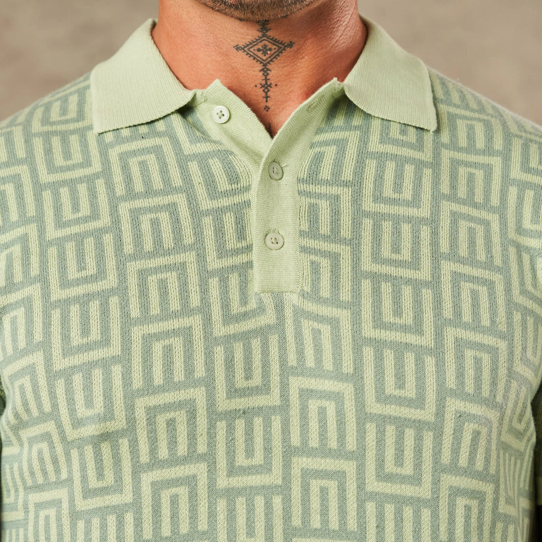 3D Optical Geometric Knit  - LCY London