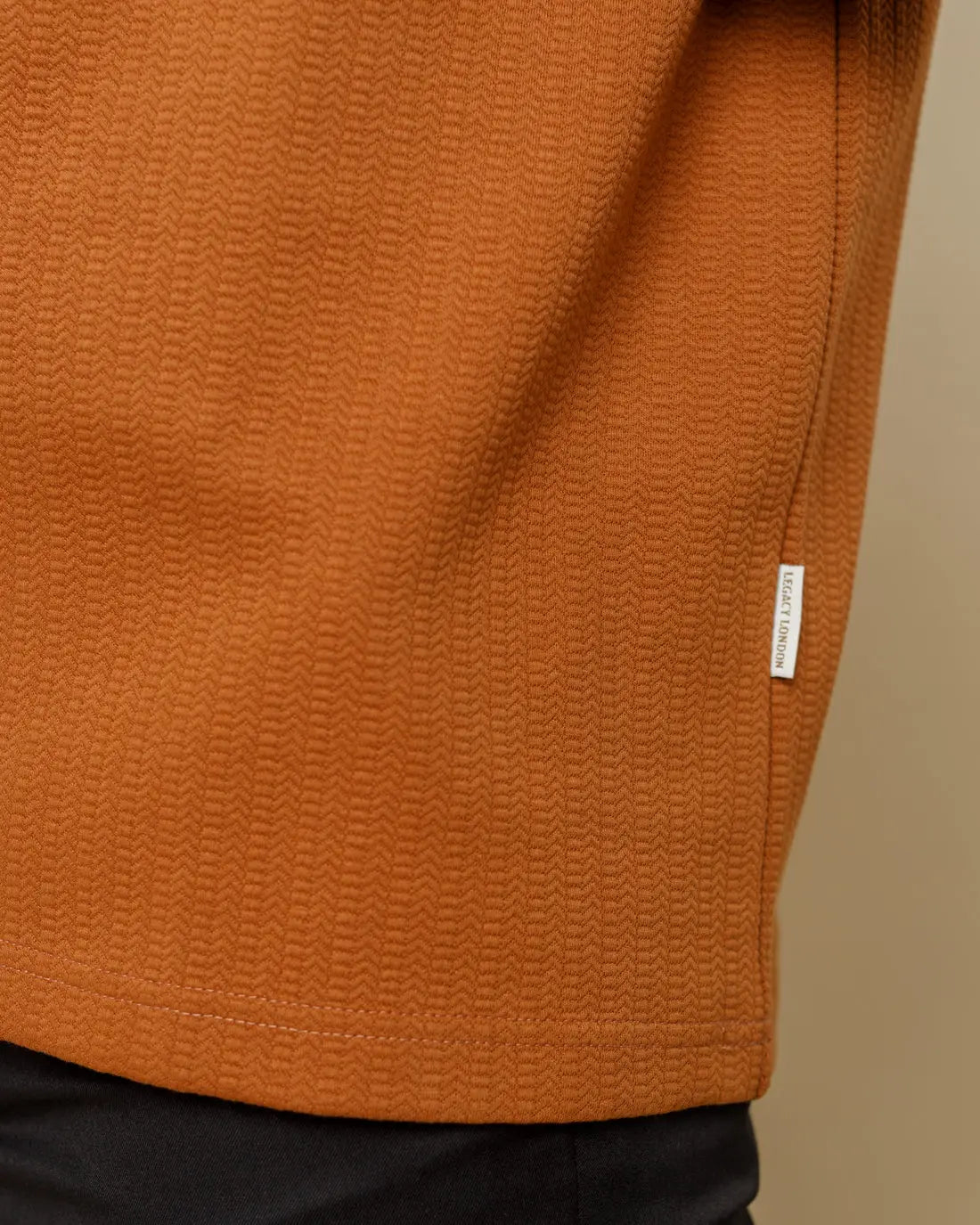 Cotton Blend Oversized Tee  - LCY London