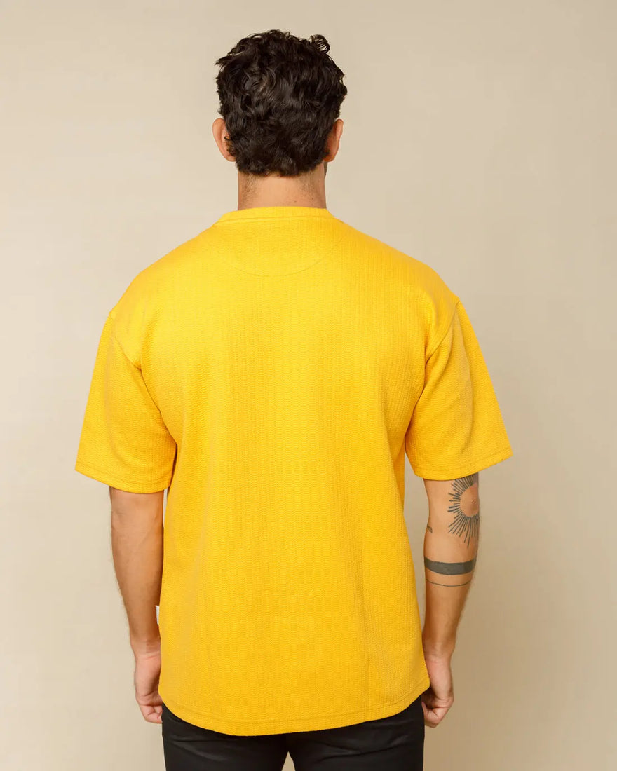 Cotton Blend Oversized Tee  - LCY London