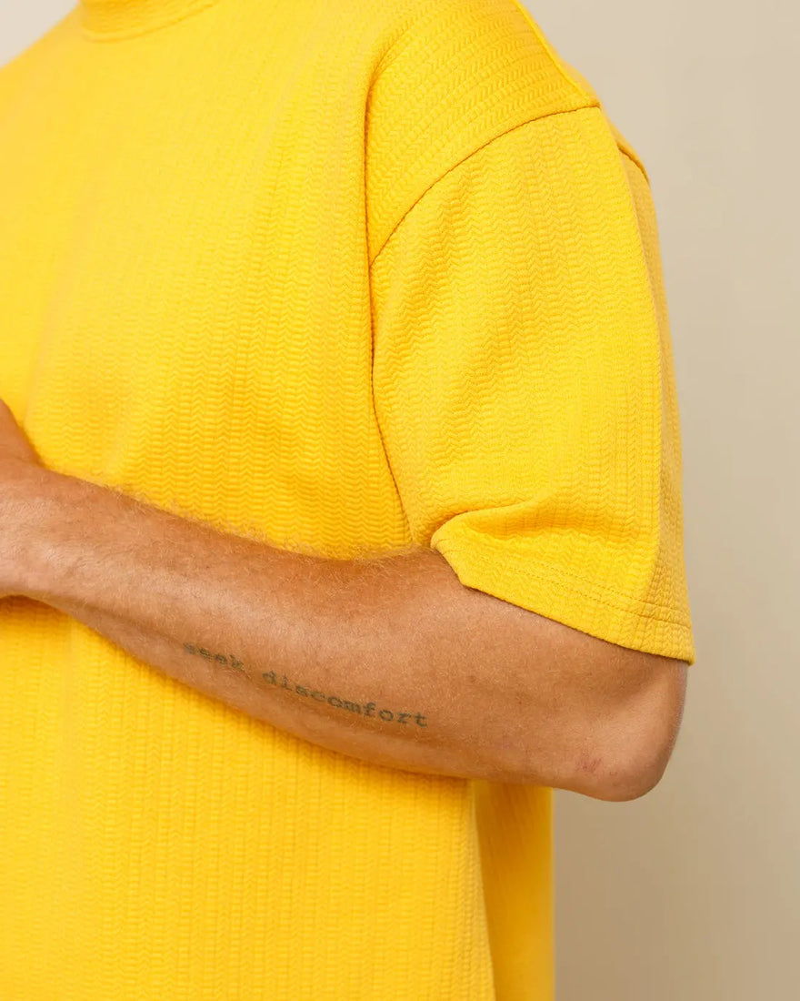 Cotton Blend Oversized Tee  - LCY London