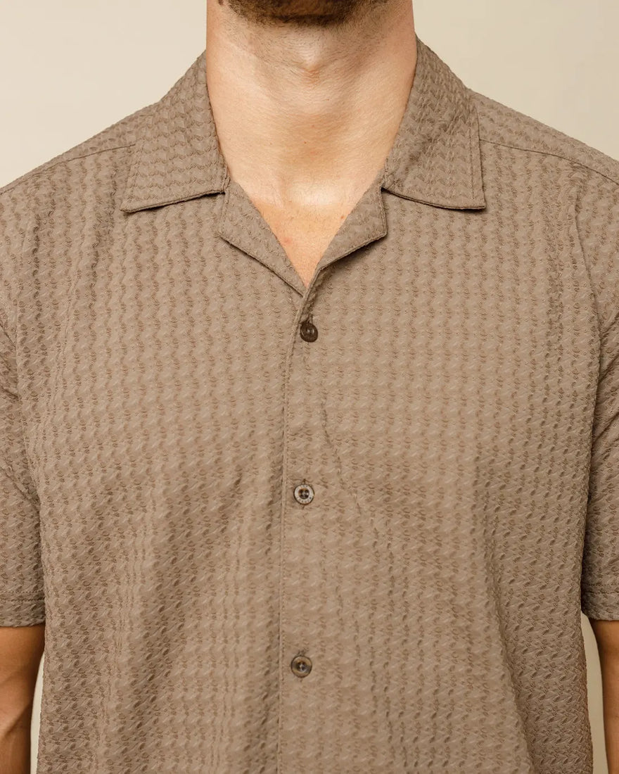 Designer Cuban Collar Shirt  - LCY London