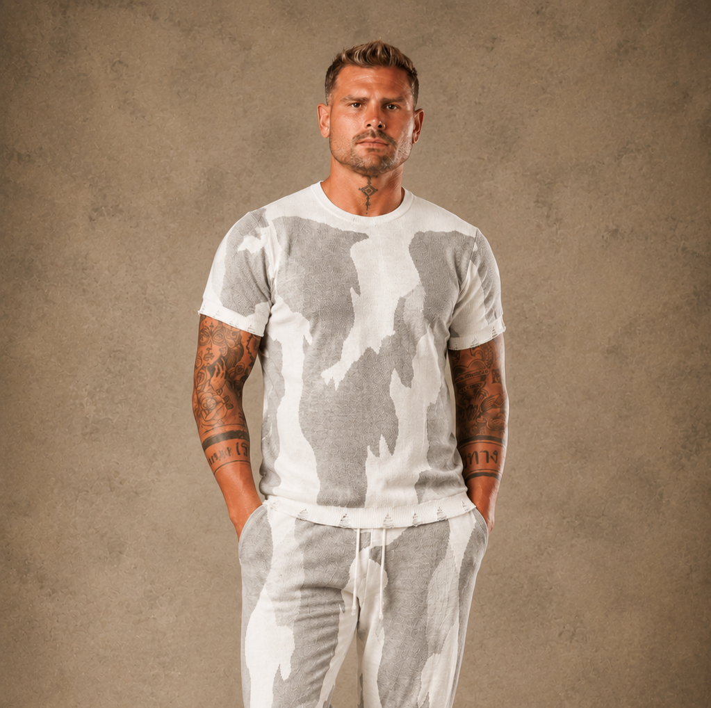 Distressed Crewneck and jogger Co-ord set  - Legacy London