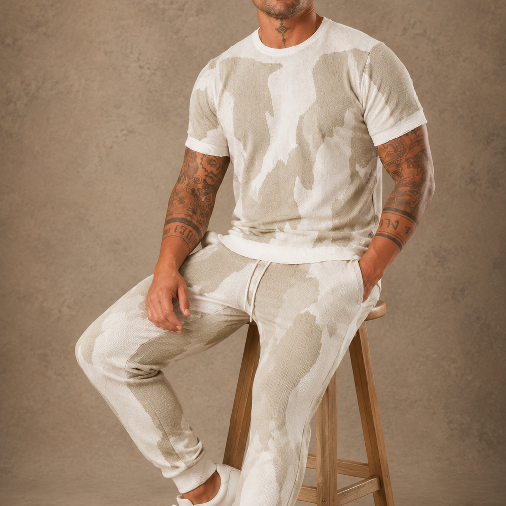 Distressed Crewneck and jogger Co-ord set  - Legacy London