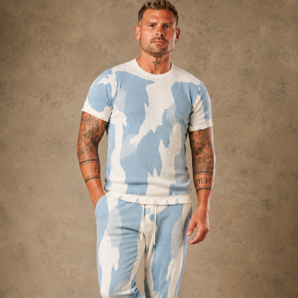 Distressed Crewneck and jogger Co-ord set  - Legacy London