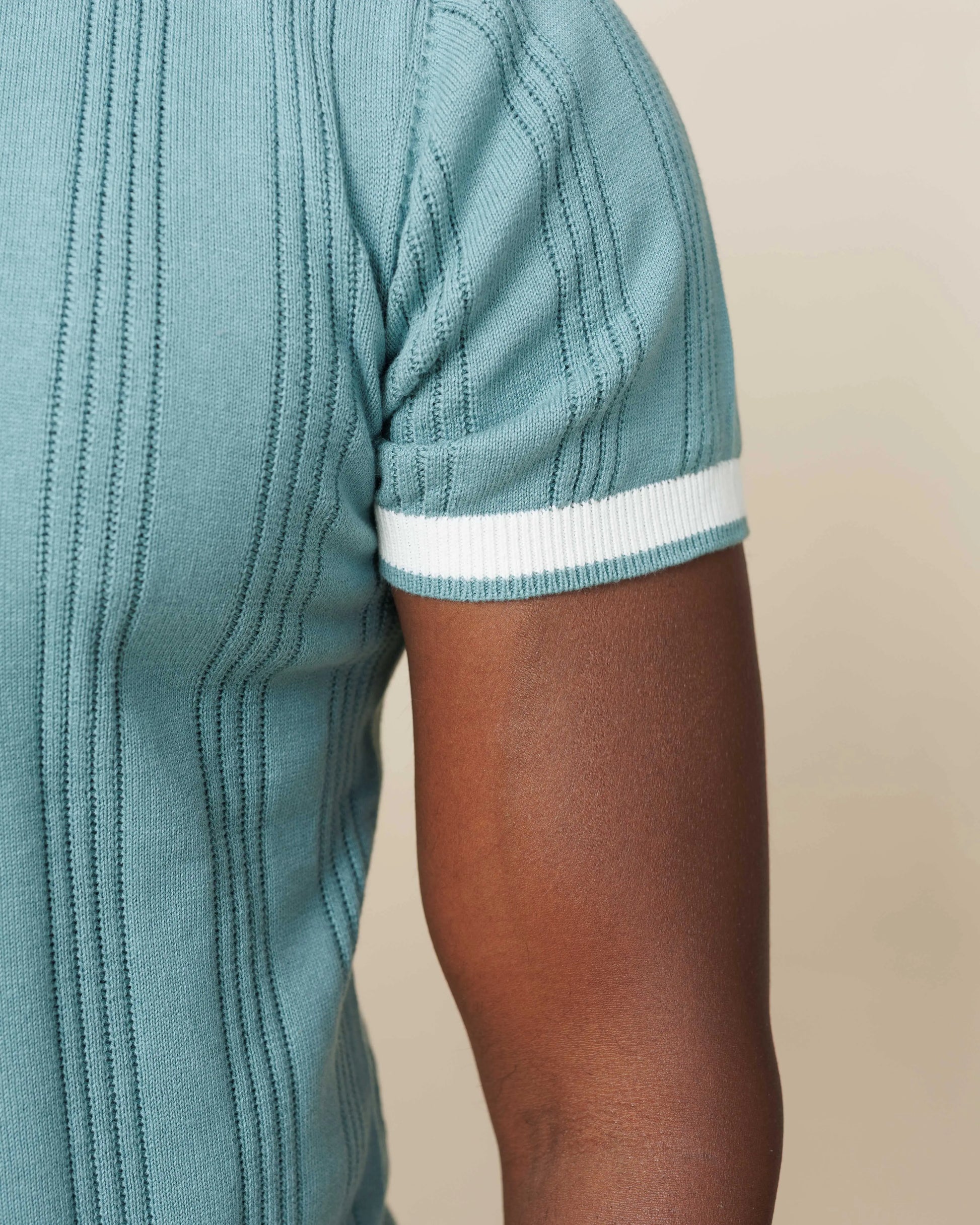 Drop Needle Flatknit Polo  - LCY London