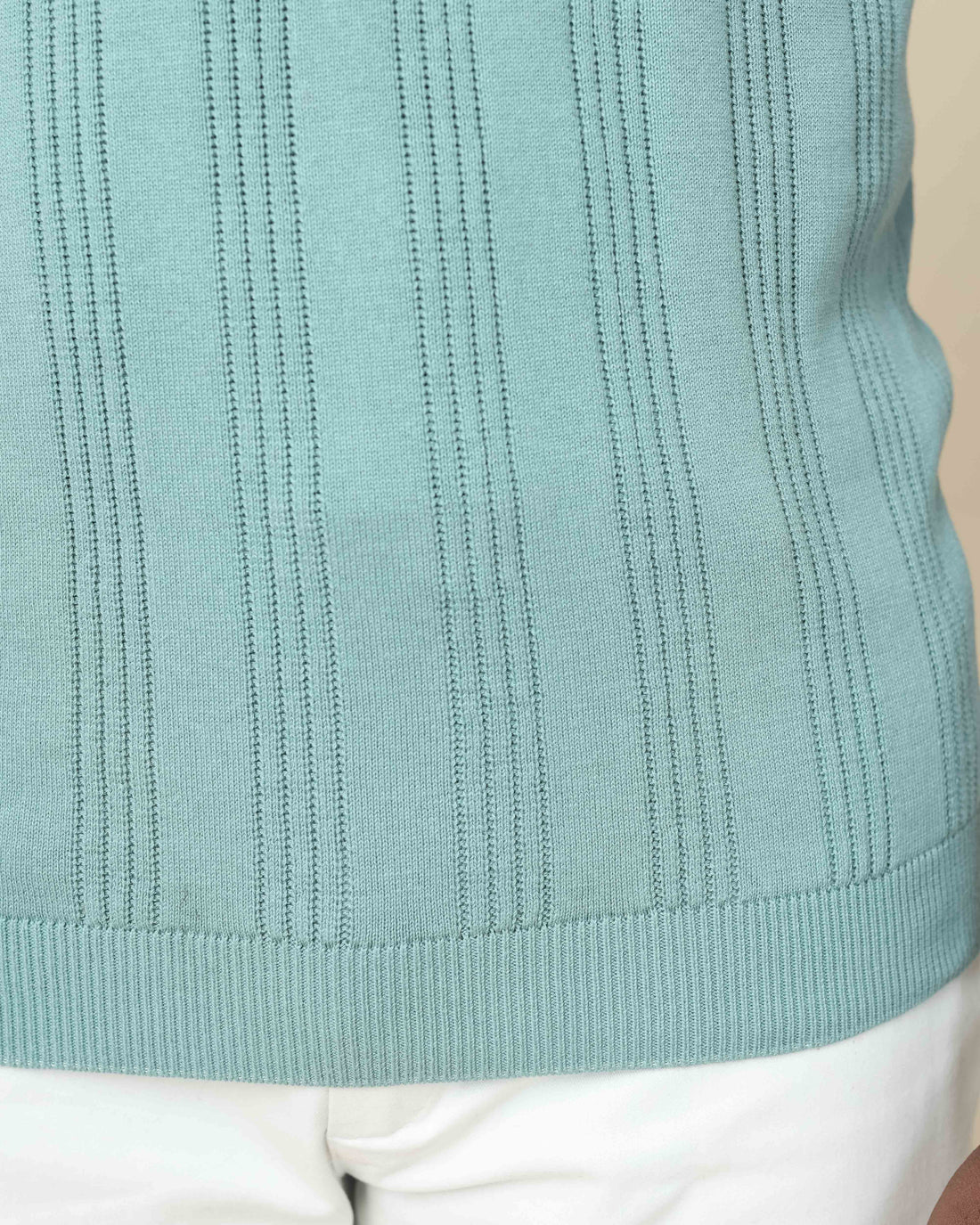 Drop Needle Flatknit Polo  - LCY London