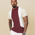 Duality Structured Knit Tee Wine-XL - LCY London