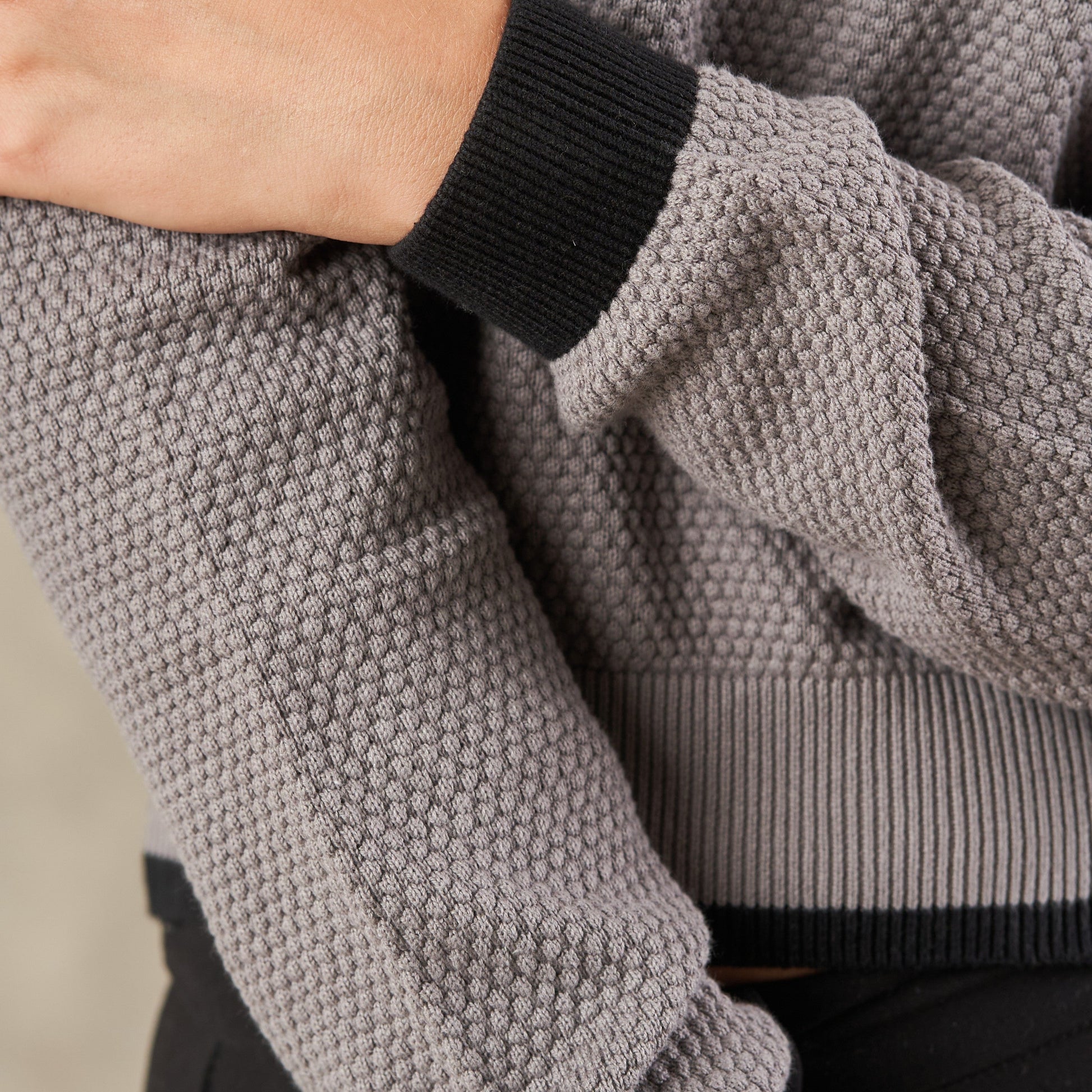 Florence Johnny Collar Knit Top  - LCY London