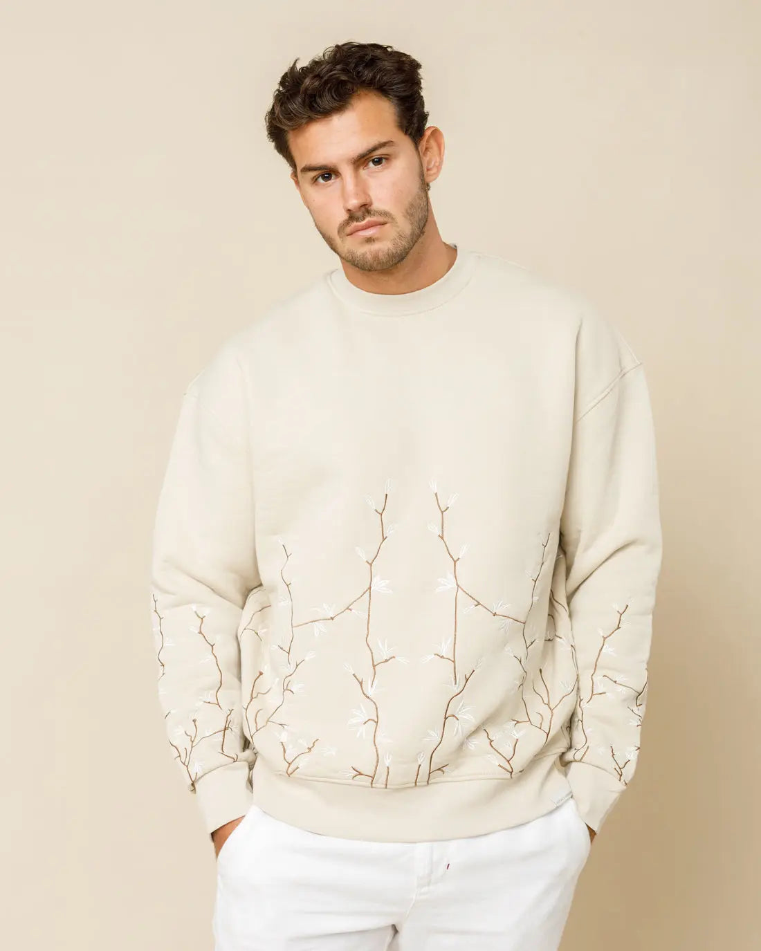 Heritage Bloom Embroidered Sweater LCY LONDON