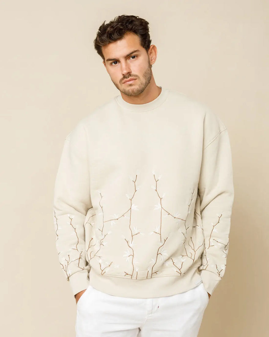 Heritage Bloom Embroidered Sweater LCY LONDON