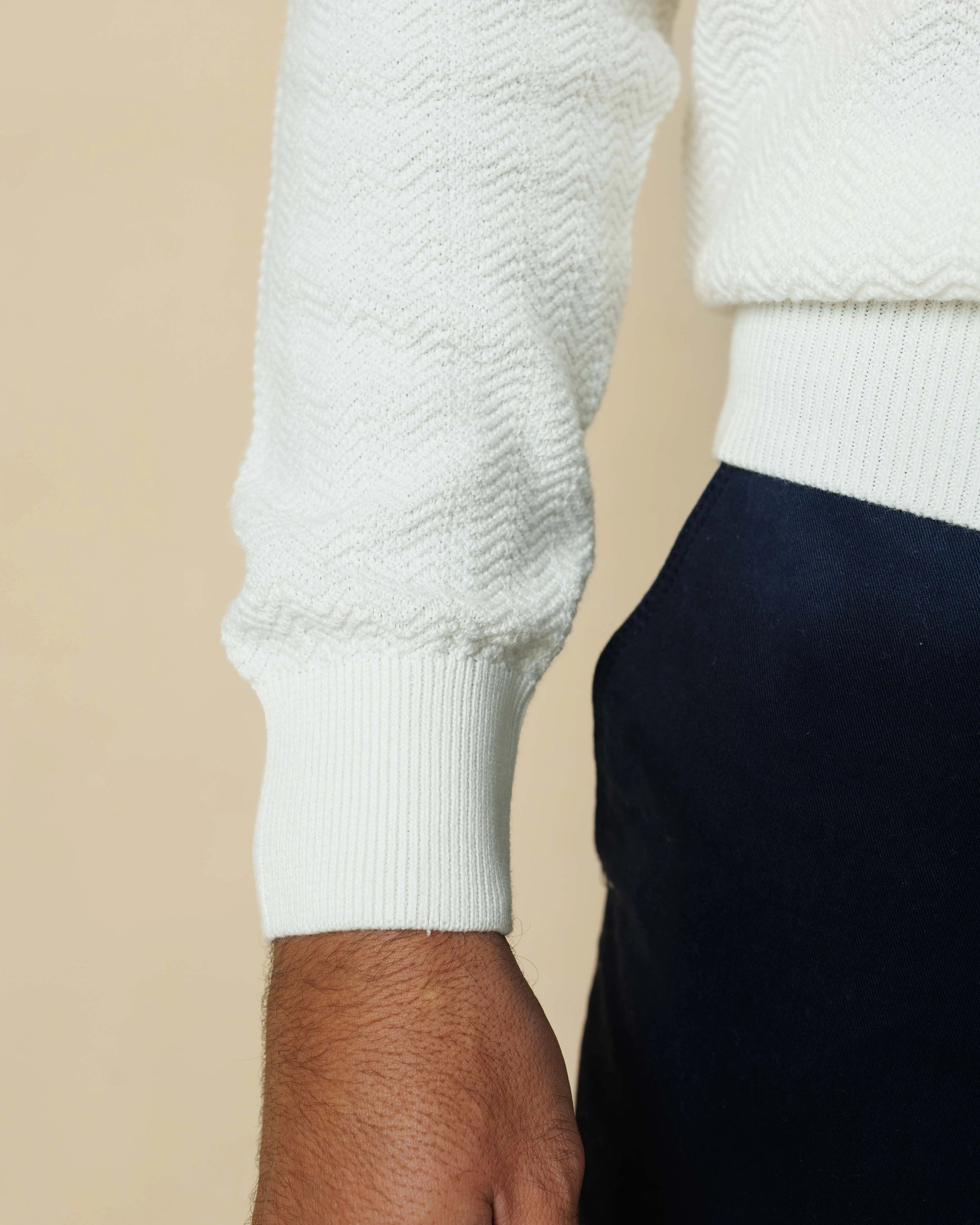 Herringbone Heritage Sweatshirt  - LCY London