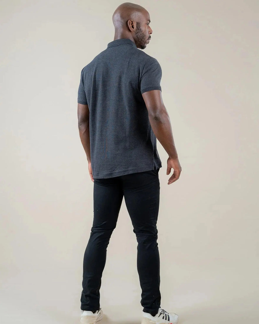 LCY LONDON | Embroidered Pocket Circle Logo Polo Shirt LCY London