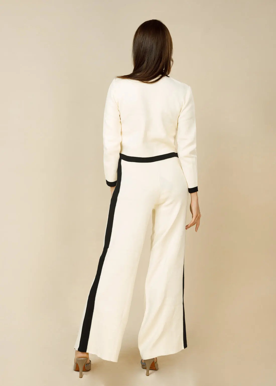 LCY Signature Contrast Binding Knit Set  - LCY London