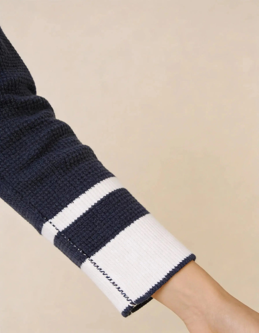 Ladies Contrast Collar Long Sleeved Polo  - LCY London