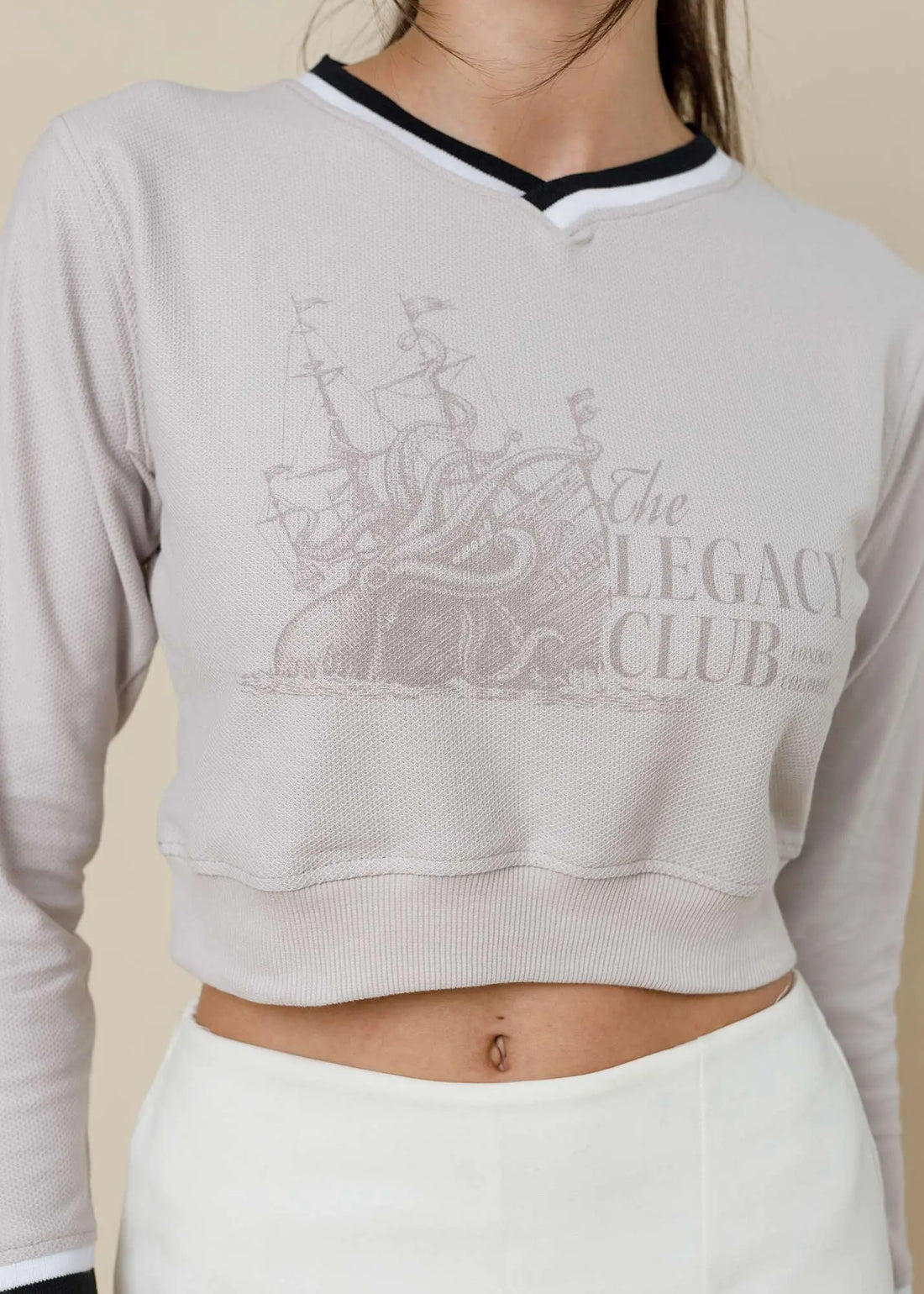 Legacy Club Cropped Sweater LCY LONDON