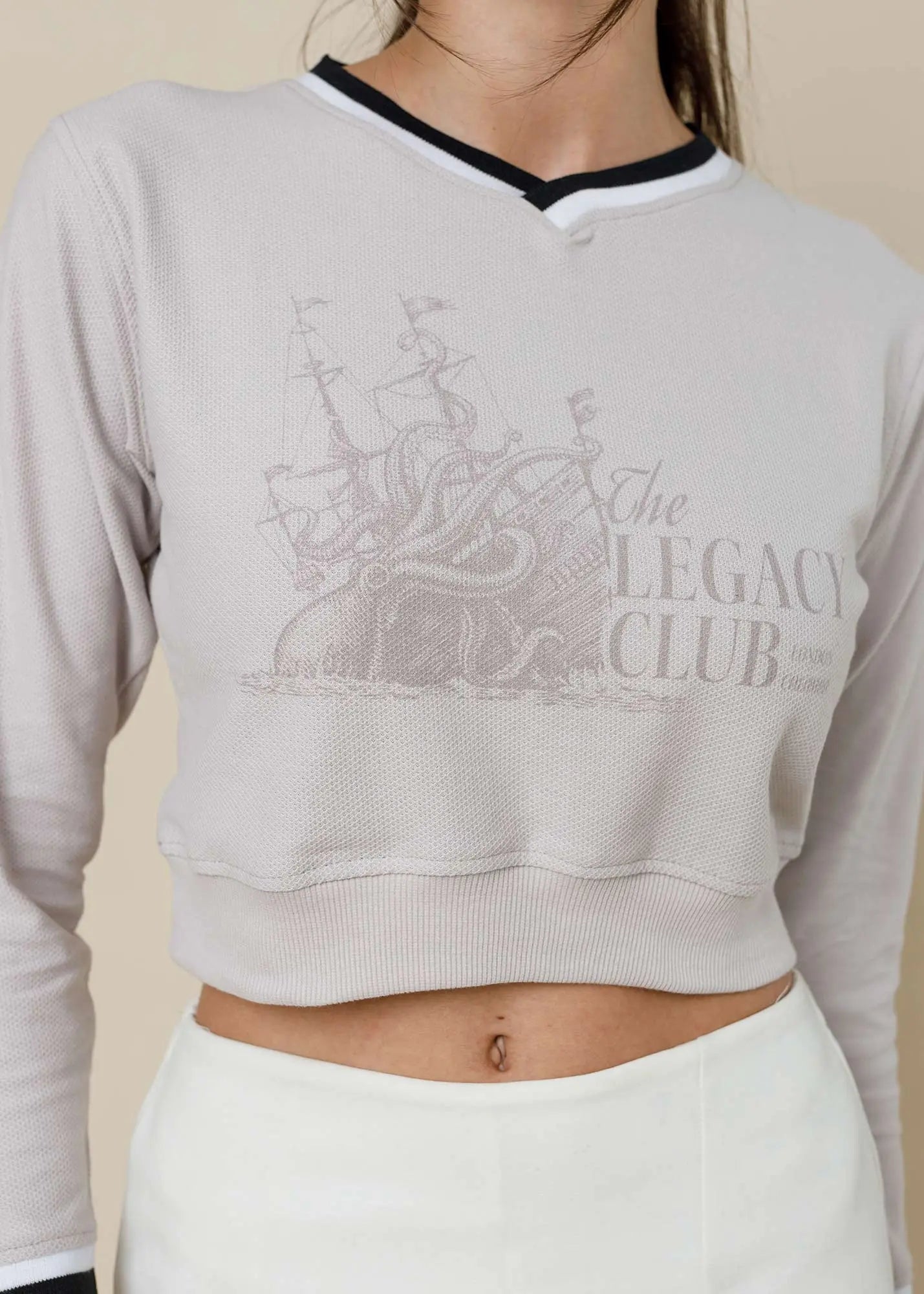 Legacy Club Cropped Sweater LCY LONDON