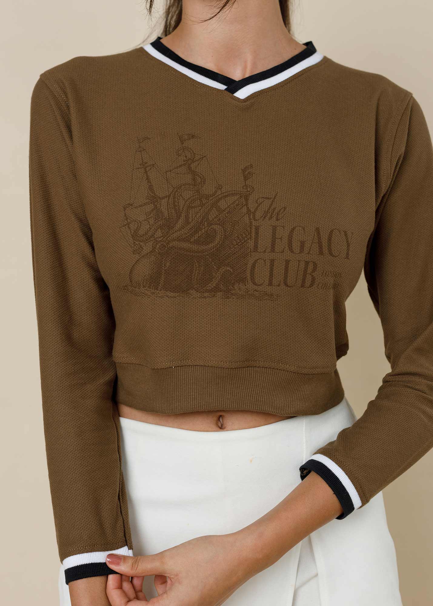 Legacy Club Cropped Sweater LCY LONDON
