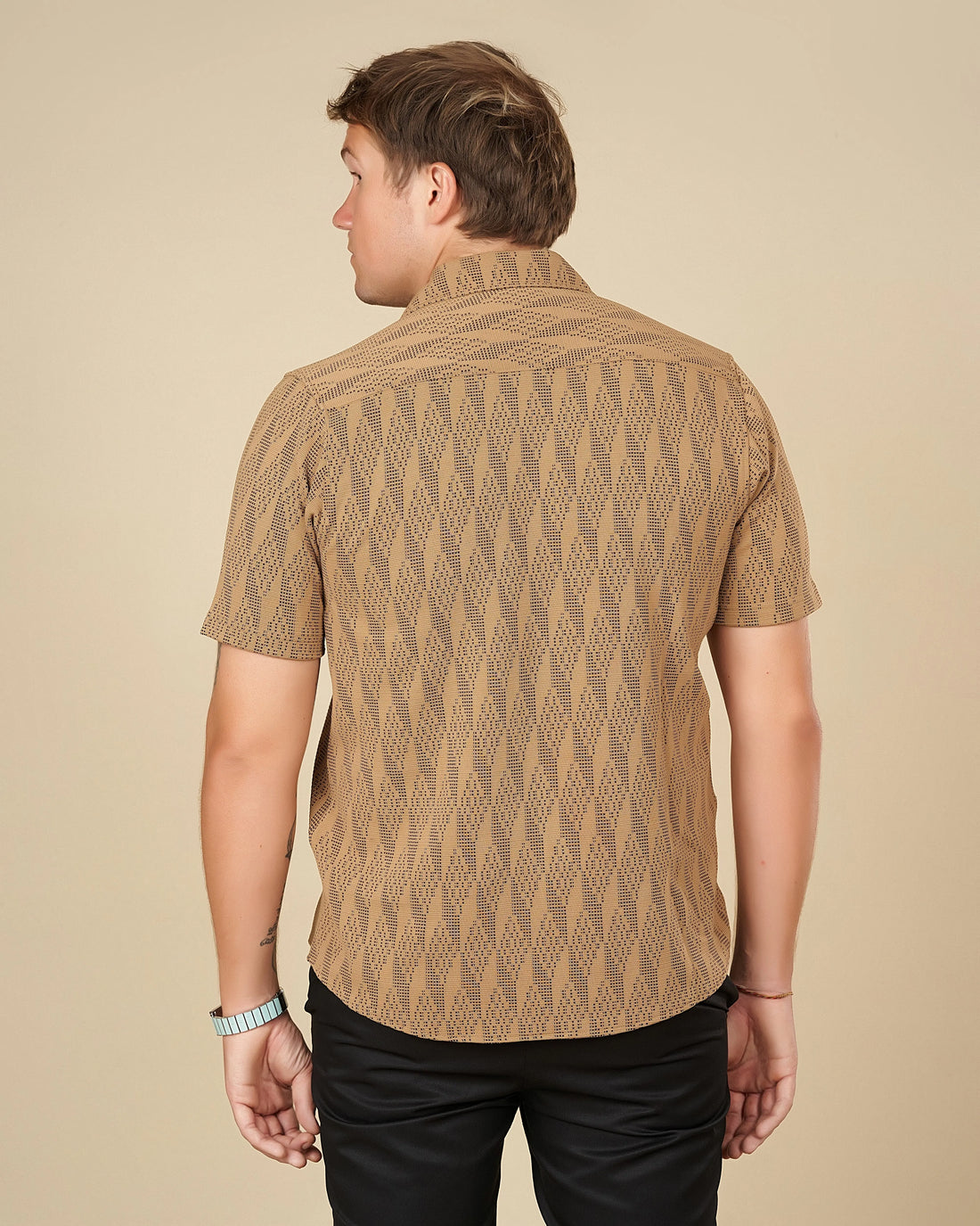 Legacy Cuban Collar Pattern Shirt  - LCY London