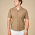 Legacy London Cuban Collar Performance Shirt Mocha / XL - LCY London