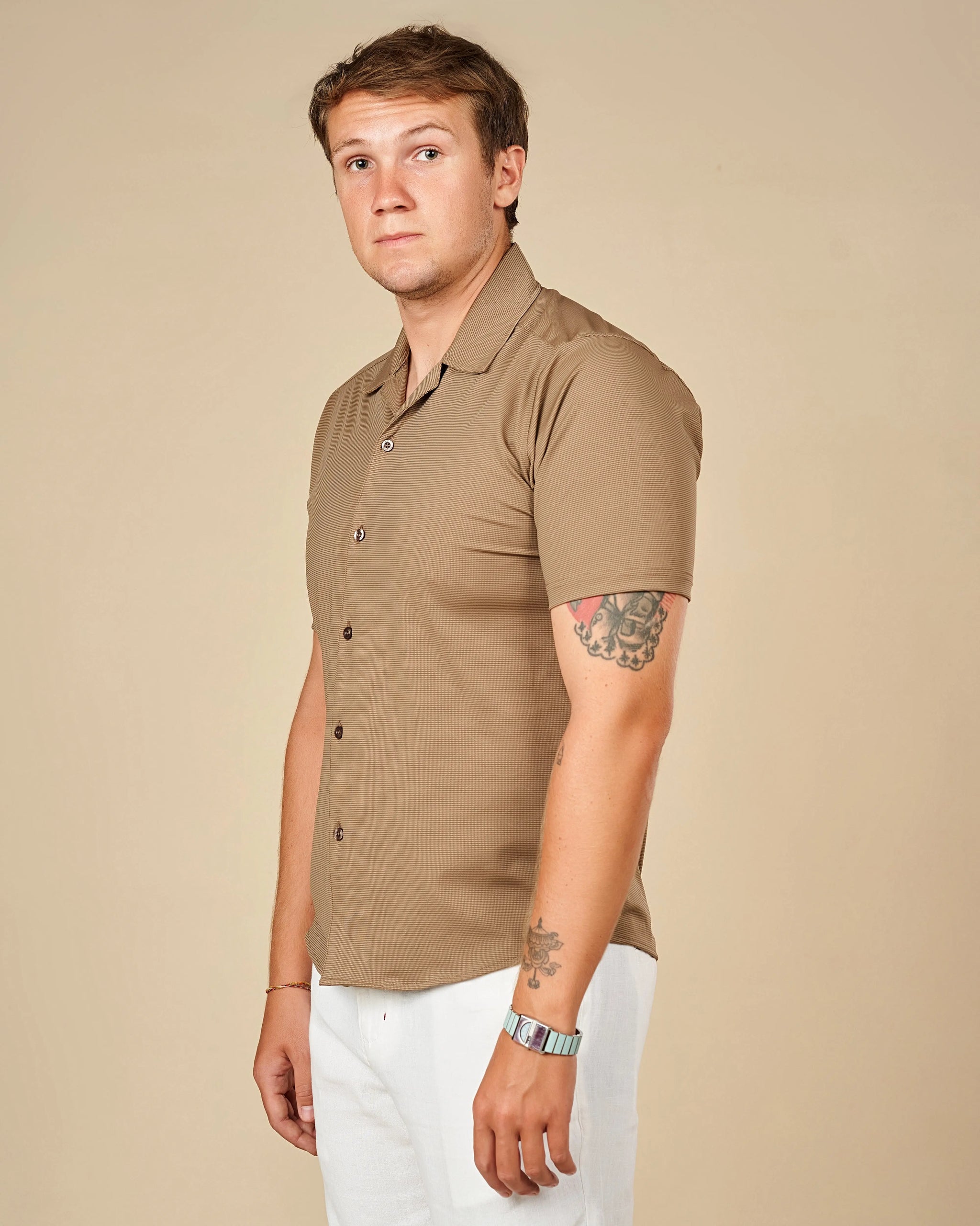 Legacy London Cuban Collar Performance Shirt  - LCY London