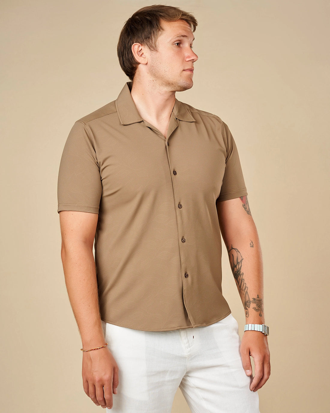 Legacy London Cuban Collar Performance Shirt  - LCY London