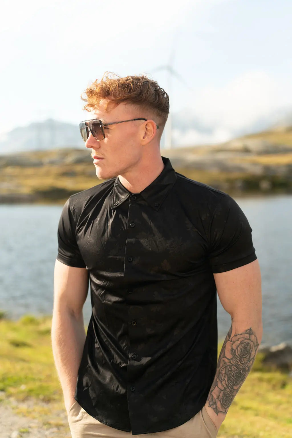 Legacy London Premium Short-Sleeved Button-Down Shirt  - LCY London