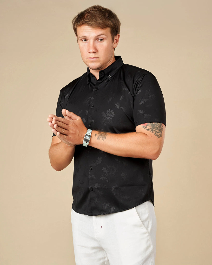 Legacy London Premium Short-Sleeved Button-Down Shirt  - LCY London