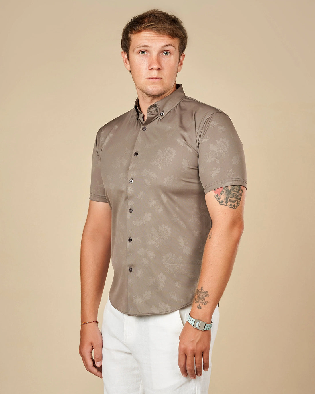 Legacy London Premium Short-Sleeved Button-Down Shirt  - LCY London