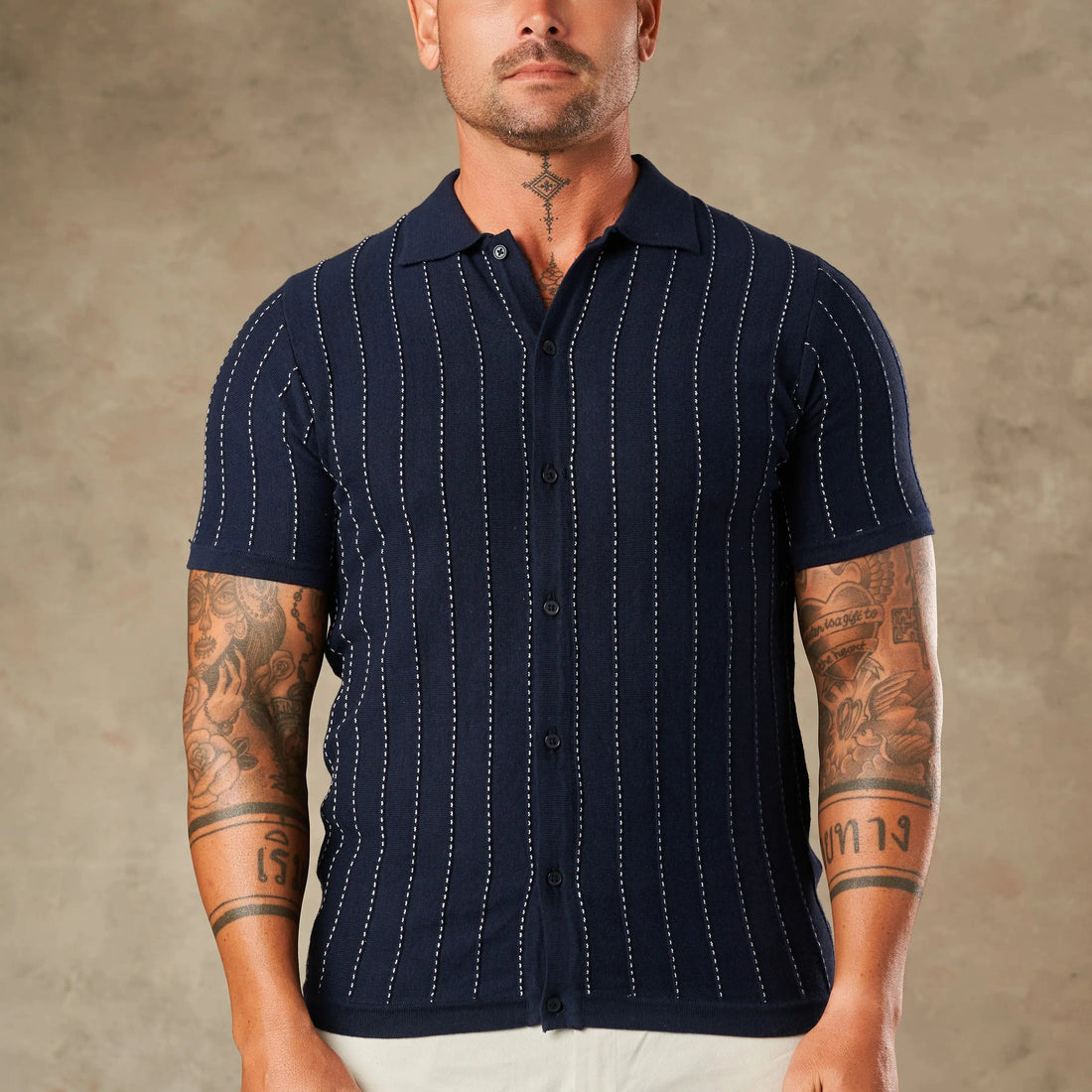 Limoncello Pinstripe Knit  - LCY London