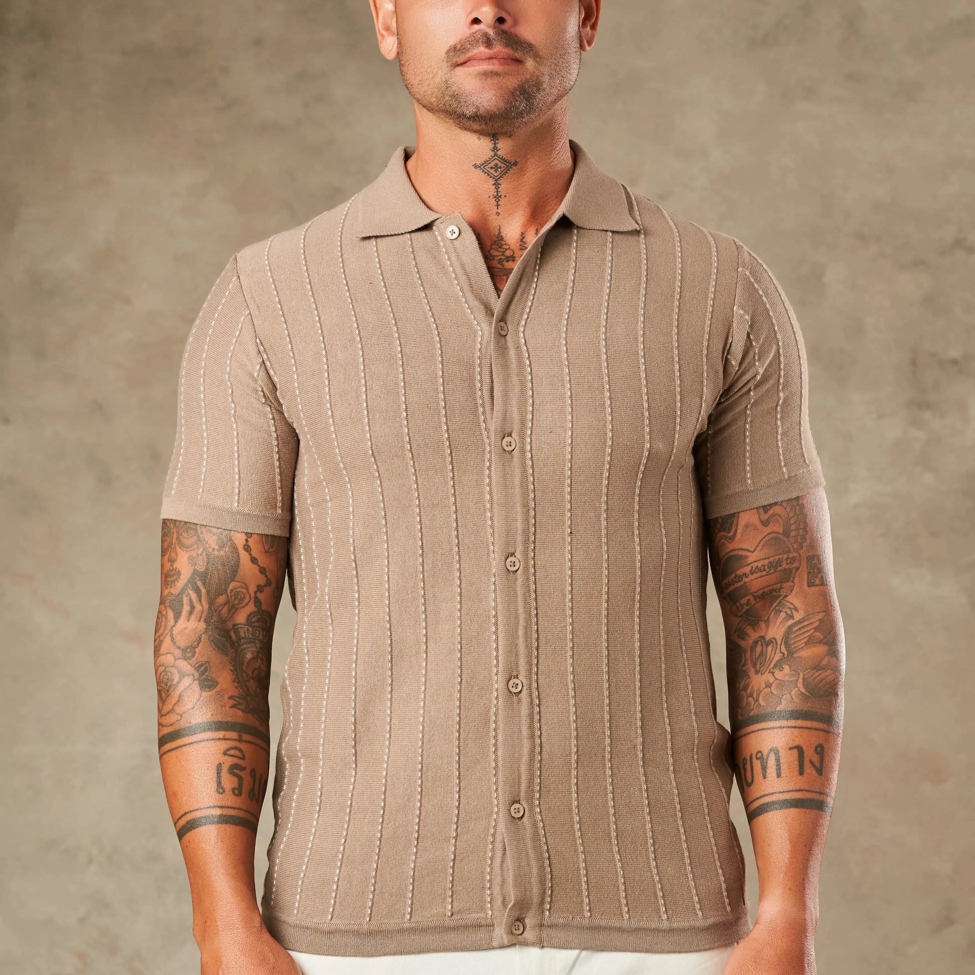 Limoncello Pinstripe Knit  - LCY London