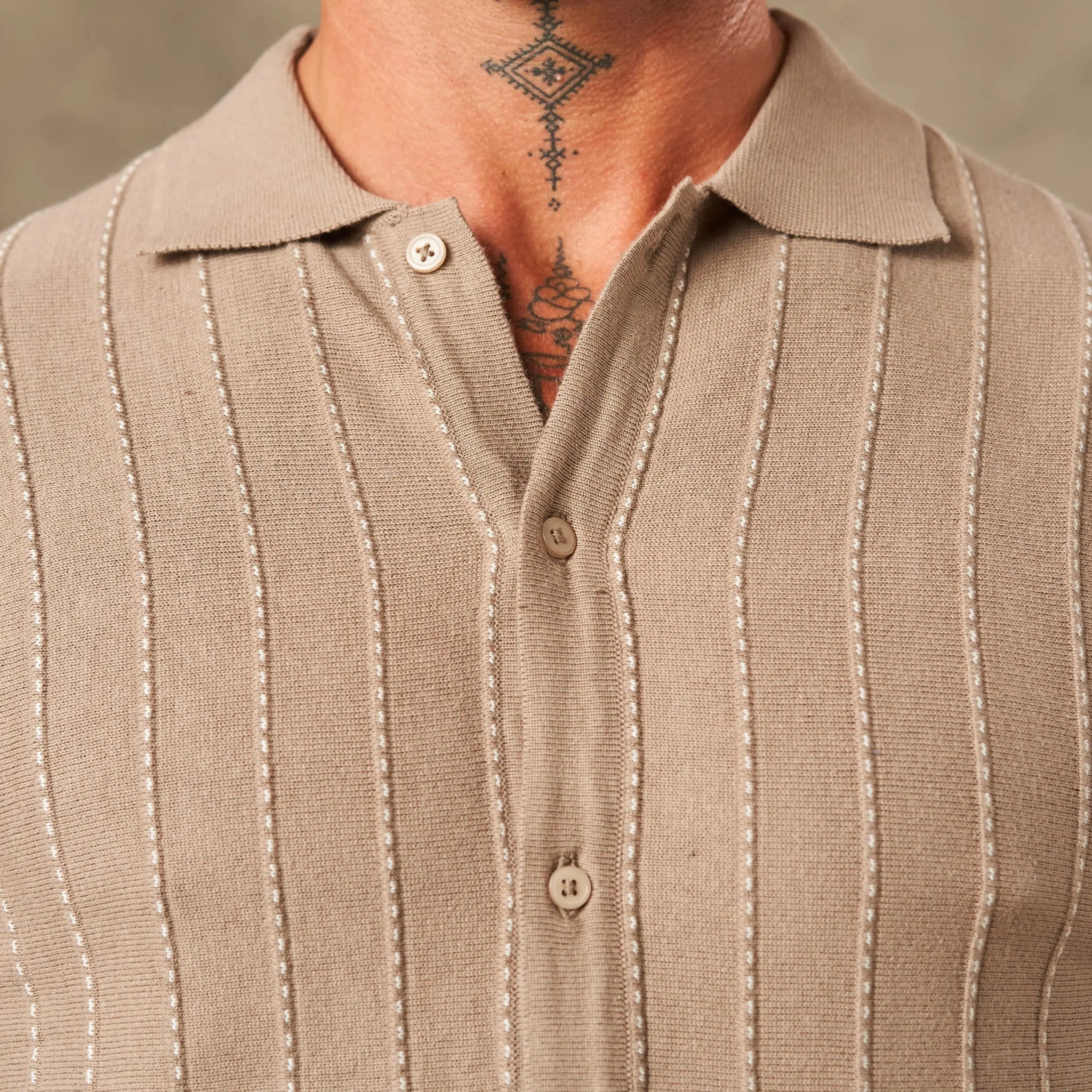 Limoncello Pinstripe Knit  - LCY London