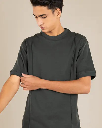 Line Detail Crewneck and Shorts set  - LCY London