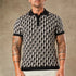 Majolica Geometric Jacquard Polo  - LCY London