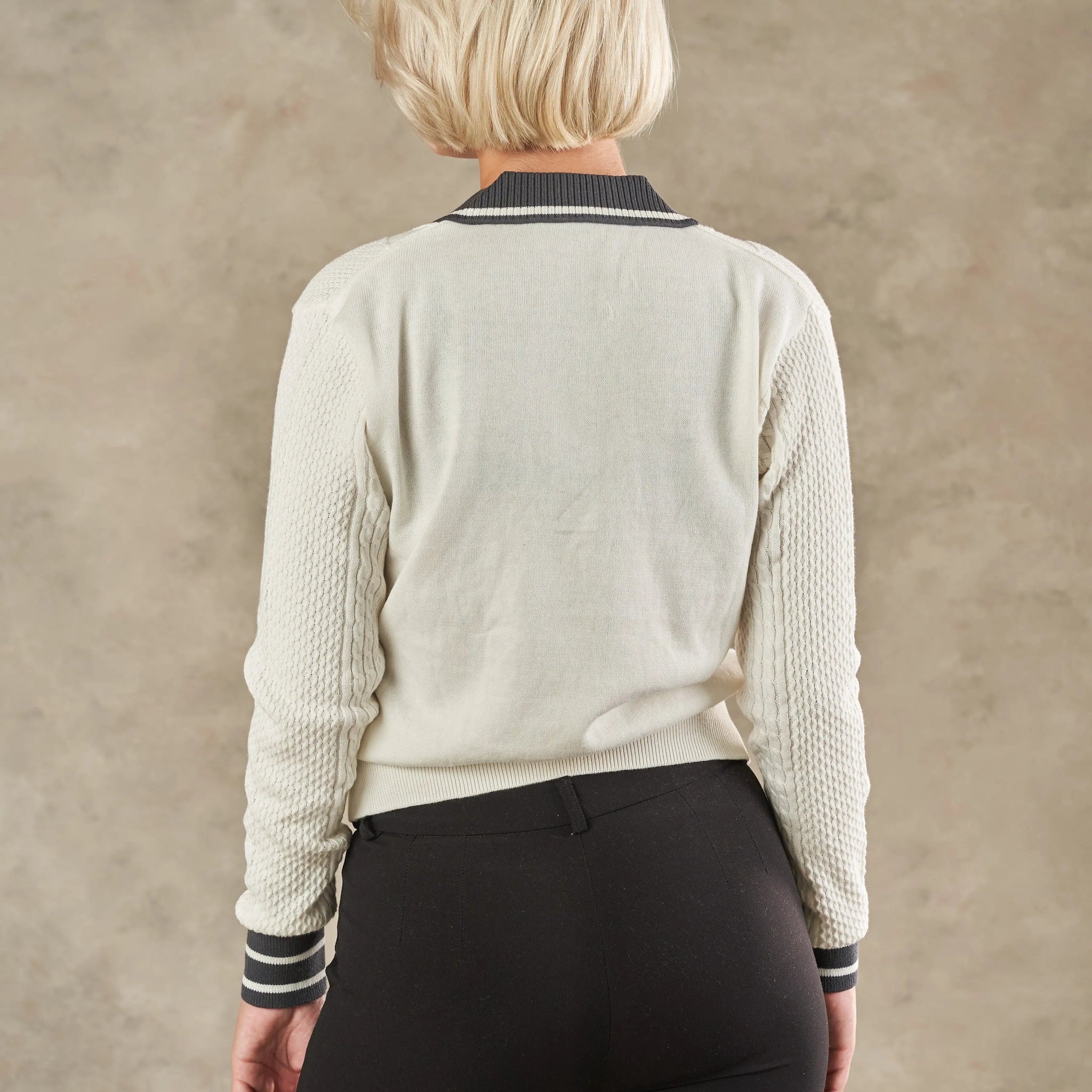 Milan Chain Link Statement Knit Jumper  - LCY London
