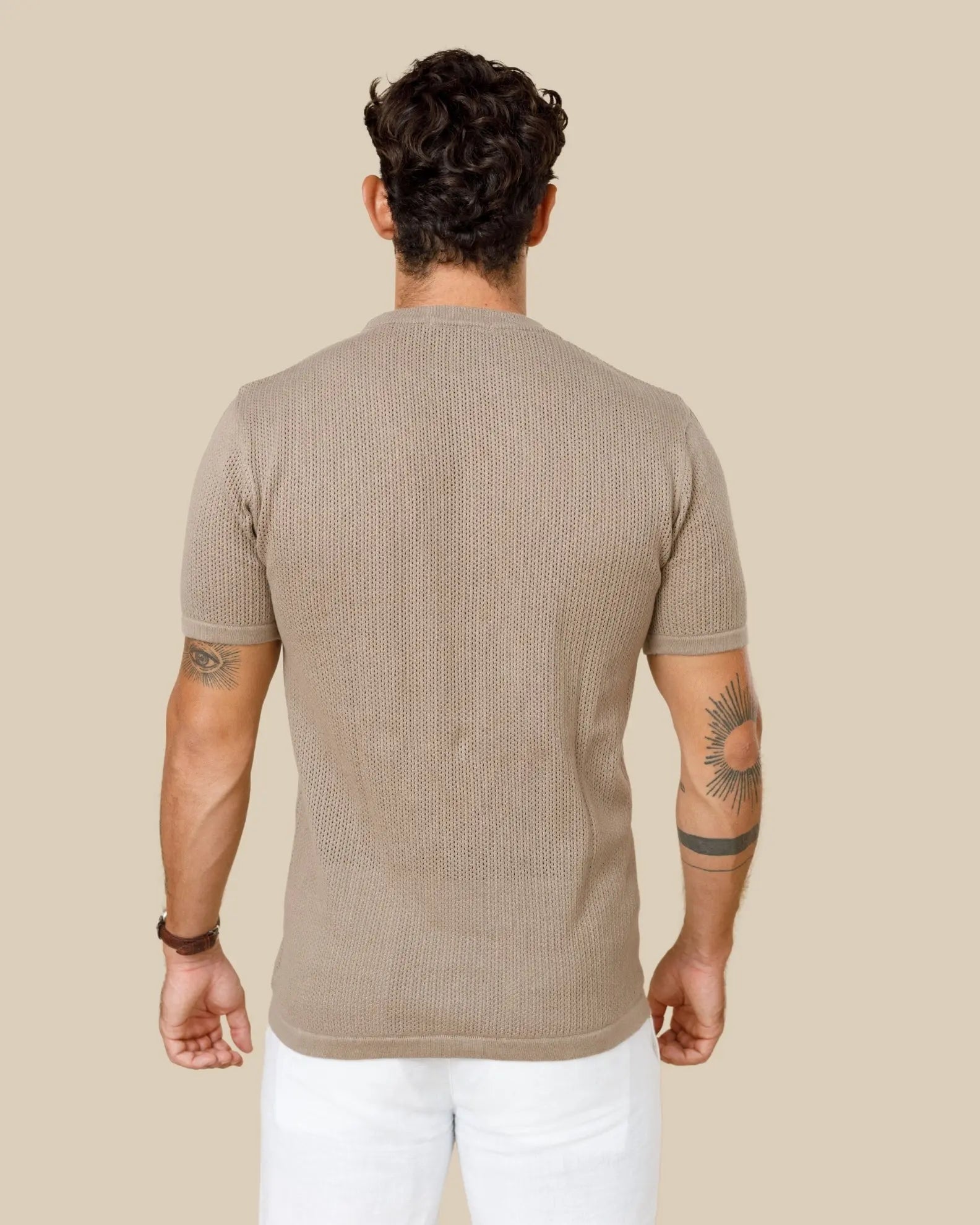Ottis Signature Knitted Crew Neck Tee LCY LONDON