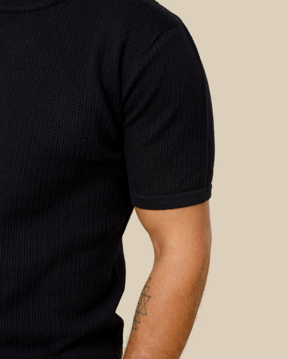 Ottis Signature Knitted Crew Neck Tee LCY LONDON