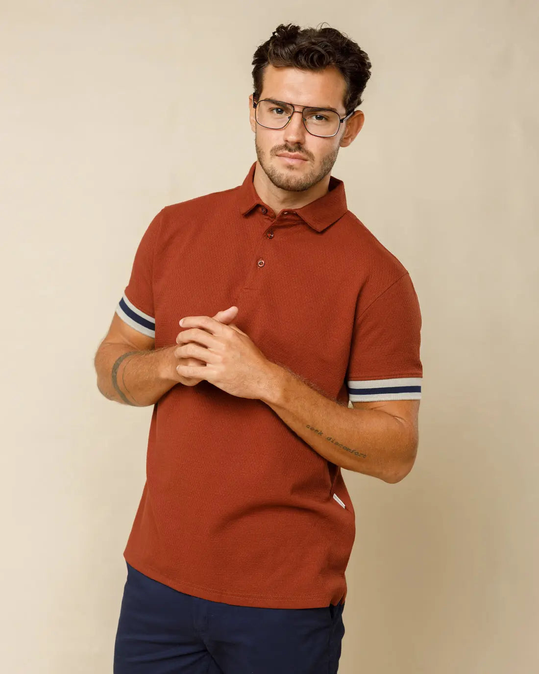 Premium Jacquard Polo  - LCY London