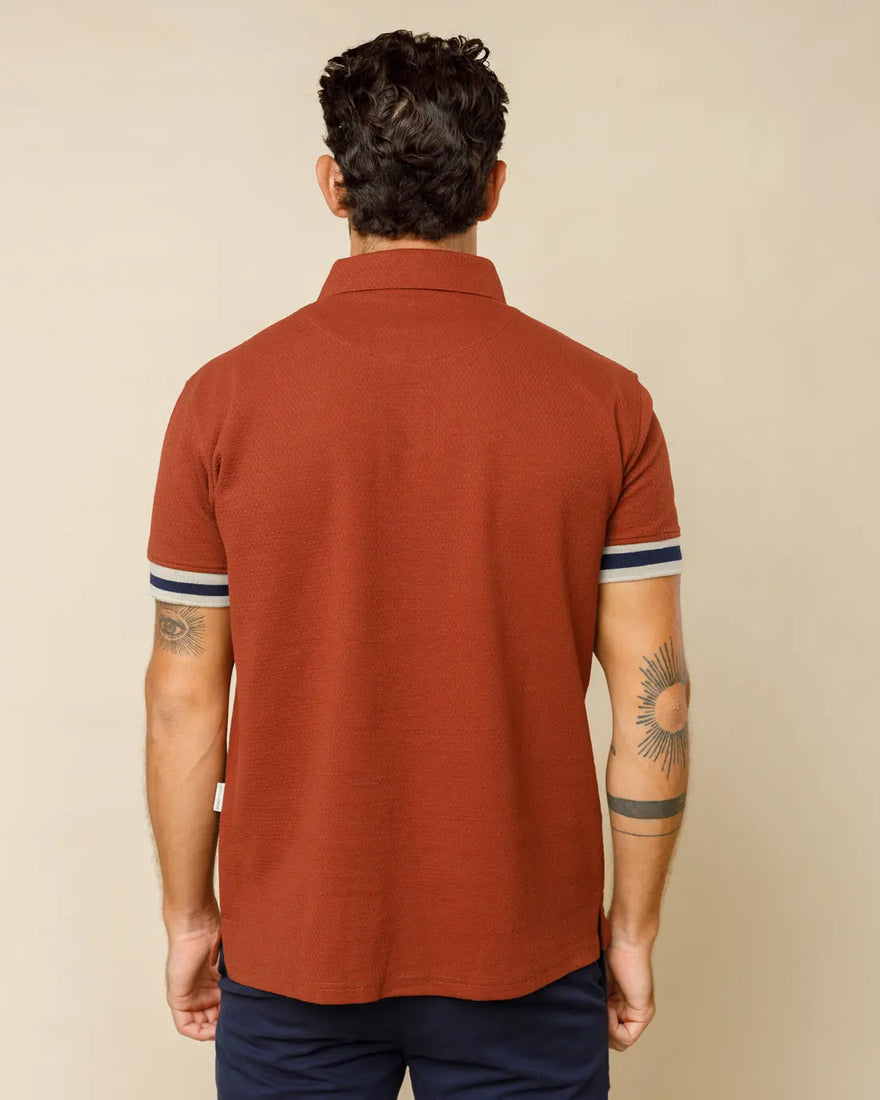 Premium Jacquard Polo  - LCY London