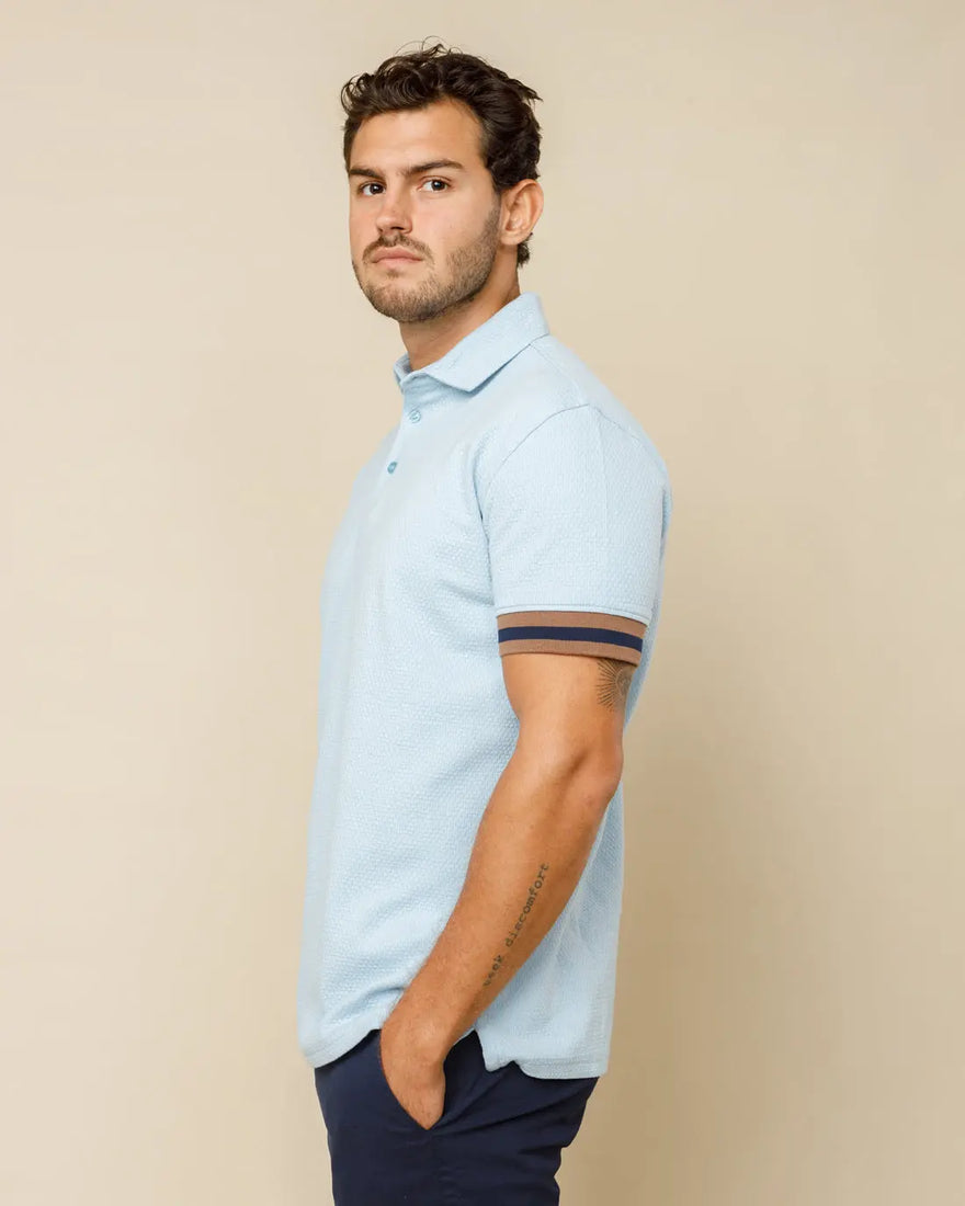 Premium Jacquard Polo  - LCY London