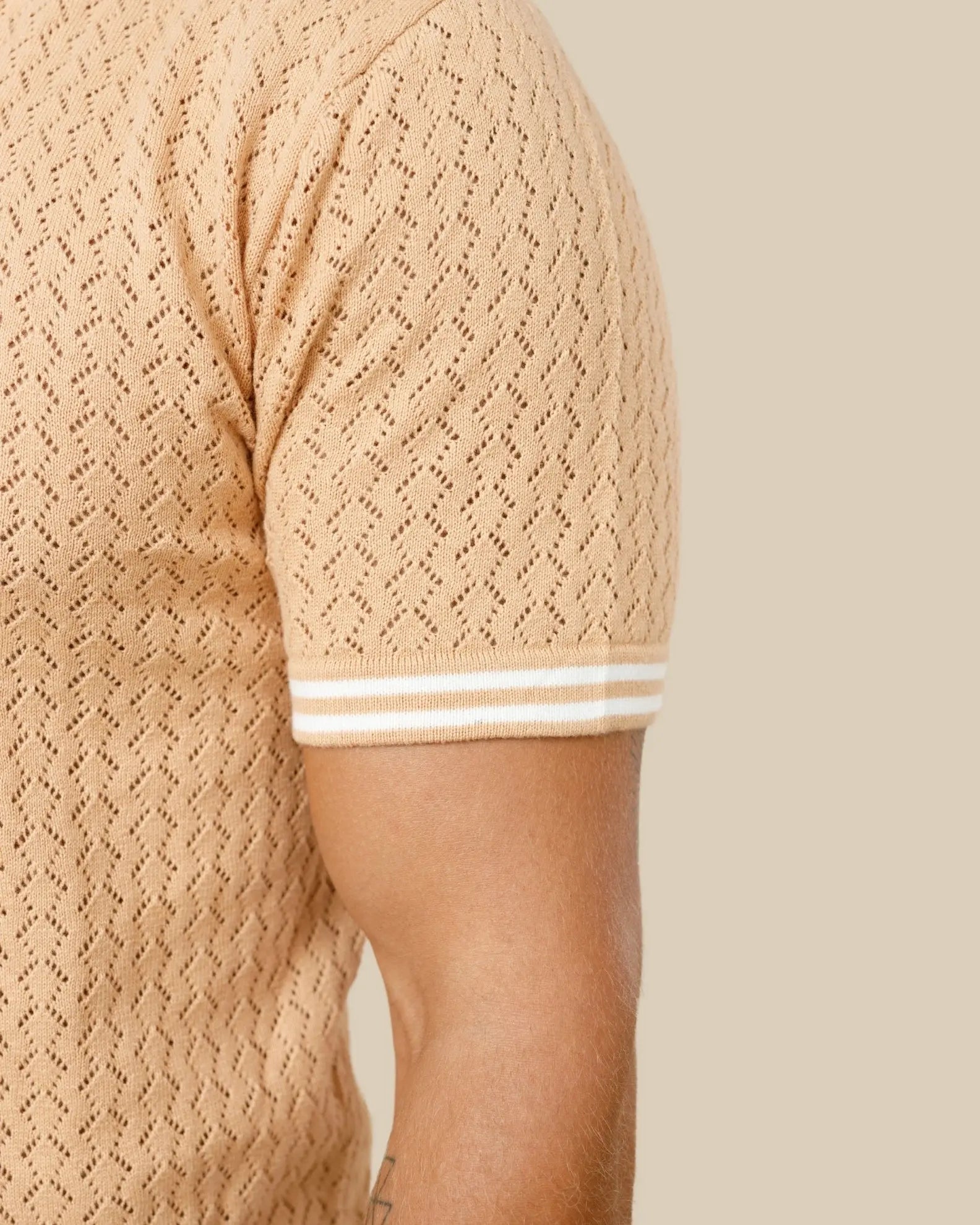 Reivera Contrast Collar Polo LCY LONDON