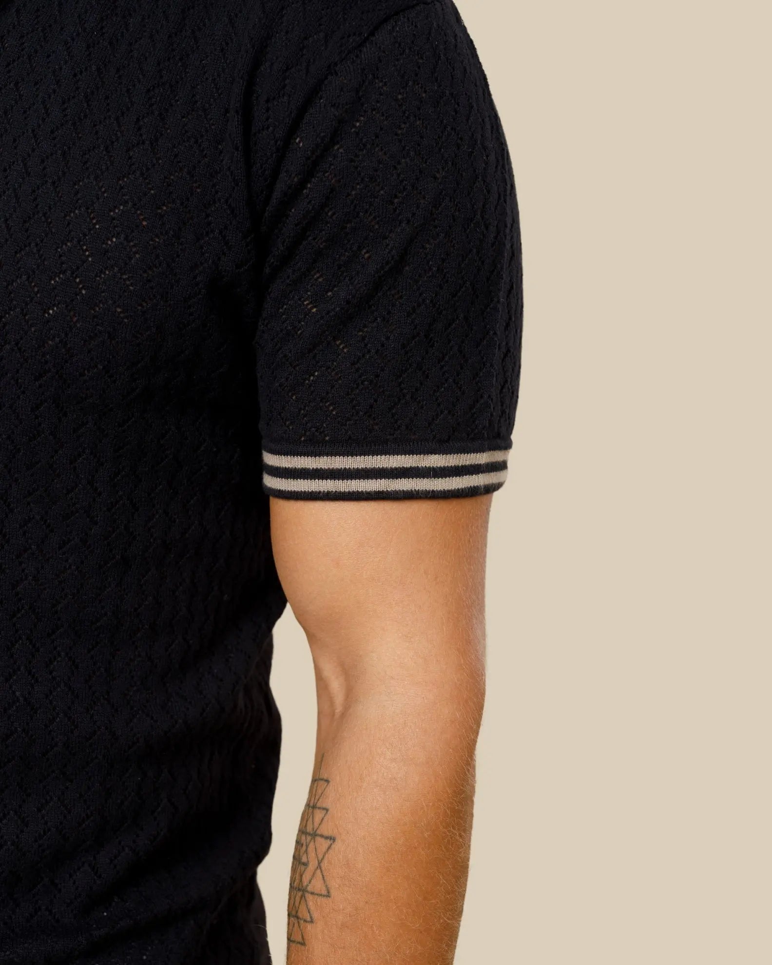 Reivera Contrast Collar Polo LCY LONDON