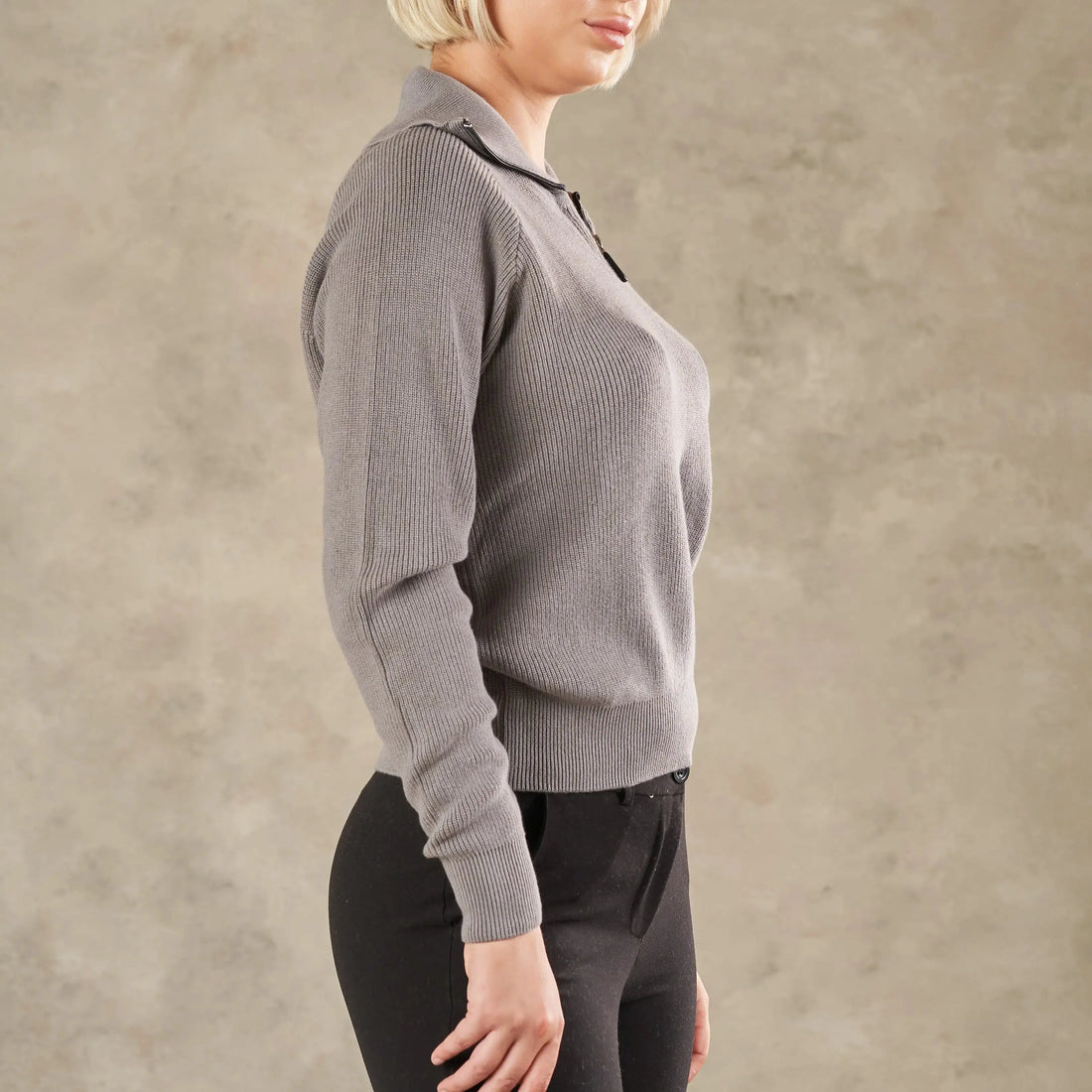 Roma Detailed Collar Knit Jumper - LCY LONDON