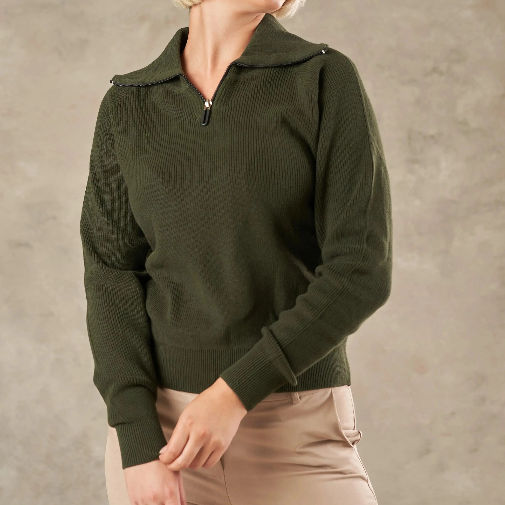 Roma Detailed Collar Knit Jumper - LCY LONDON