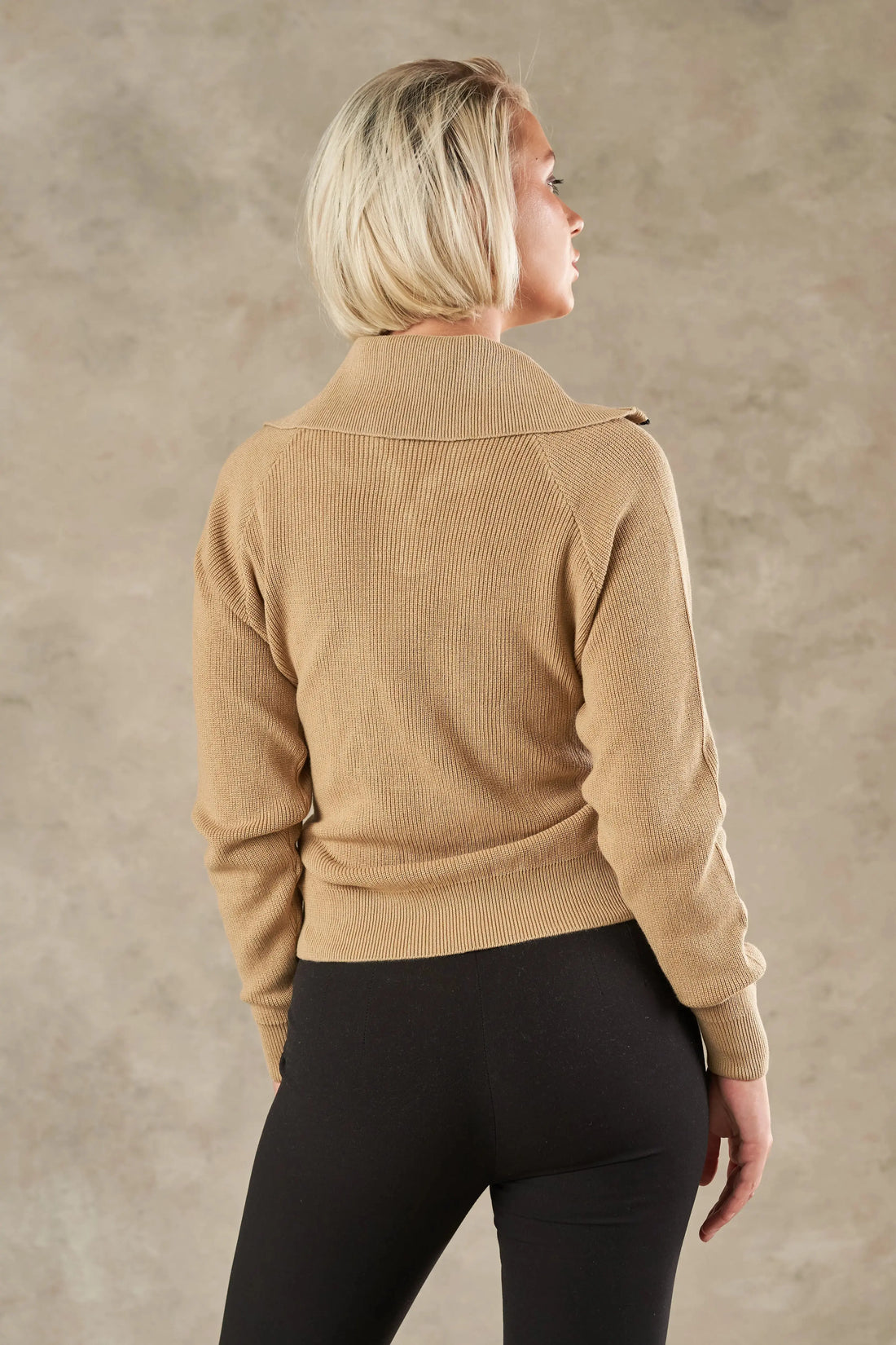 Roma Detailed Collar Knit Jumper - LCY LONDON